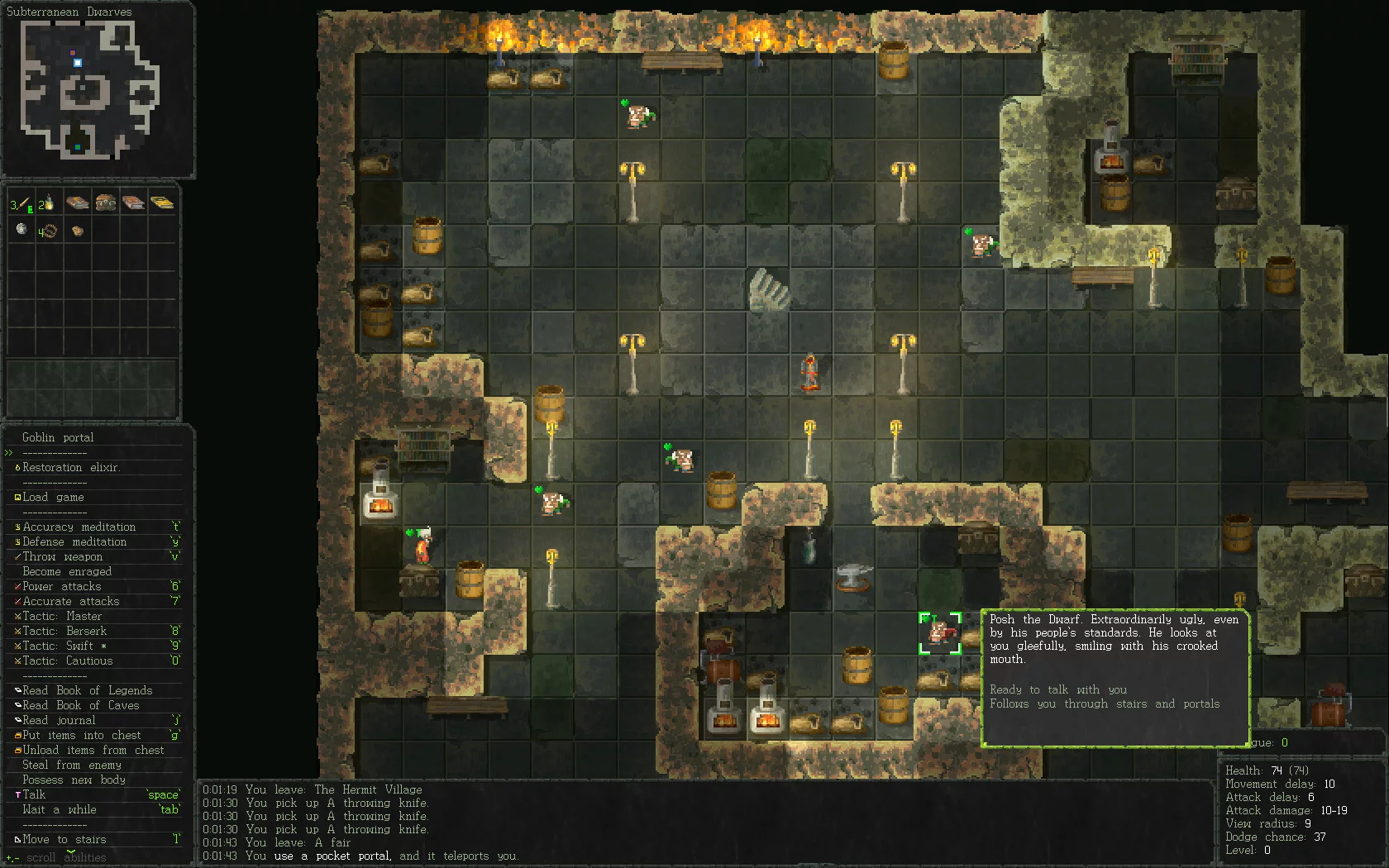 Изображение игры: Vanilla Bagel: The Roguelike