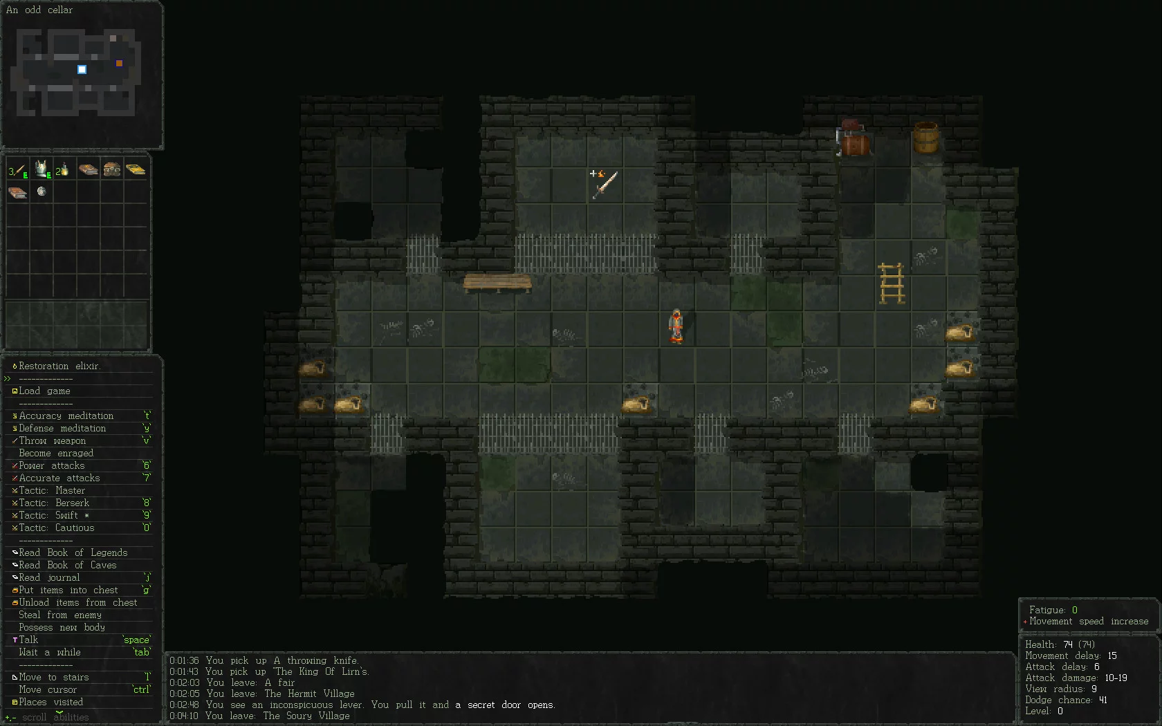 Изображение игры: Vanilla Bagel: The Roguelike