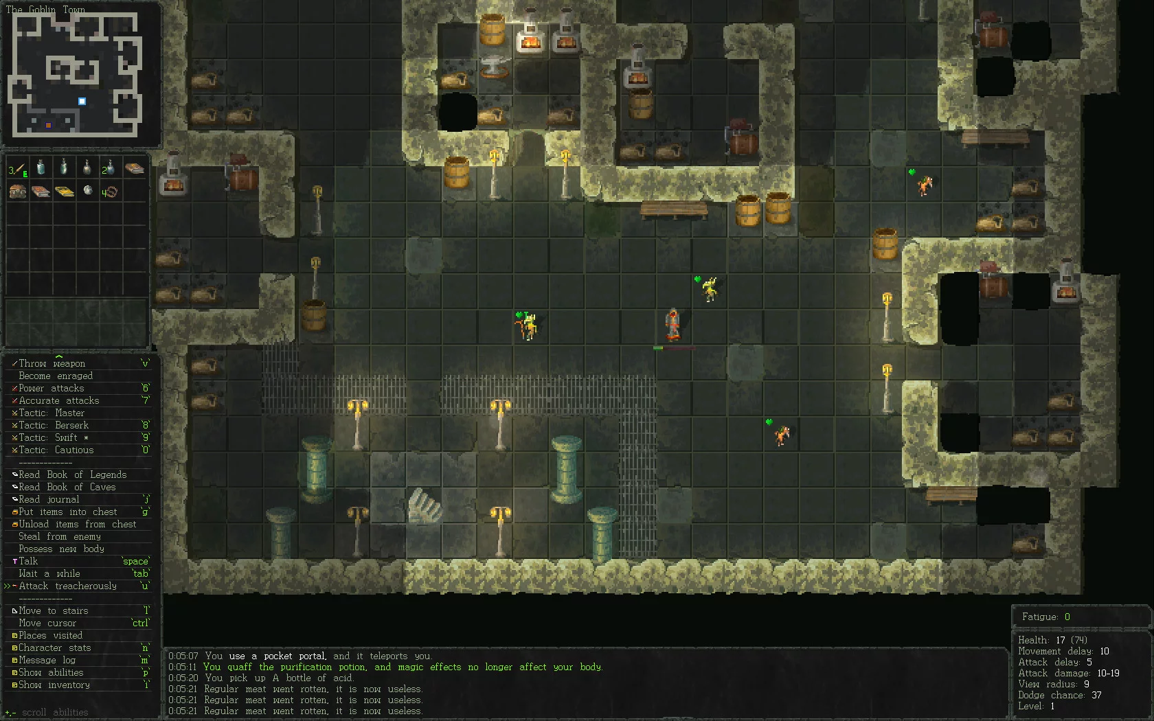 Изображение игры: Vanilla Bagel: The Roguelike