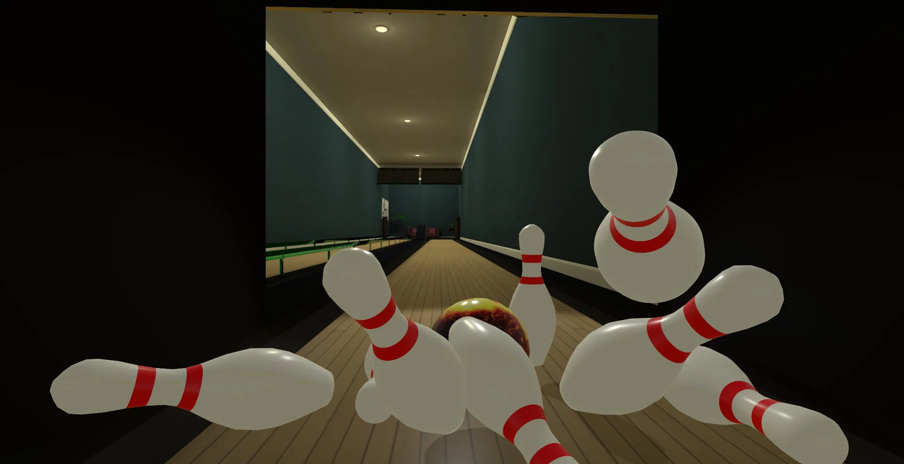Изображение игры: Bowl VR