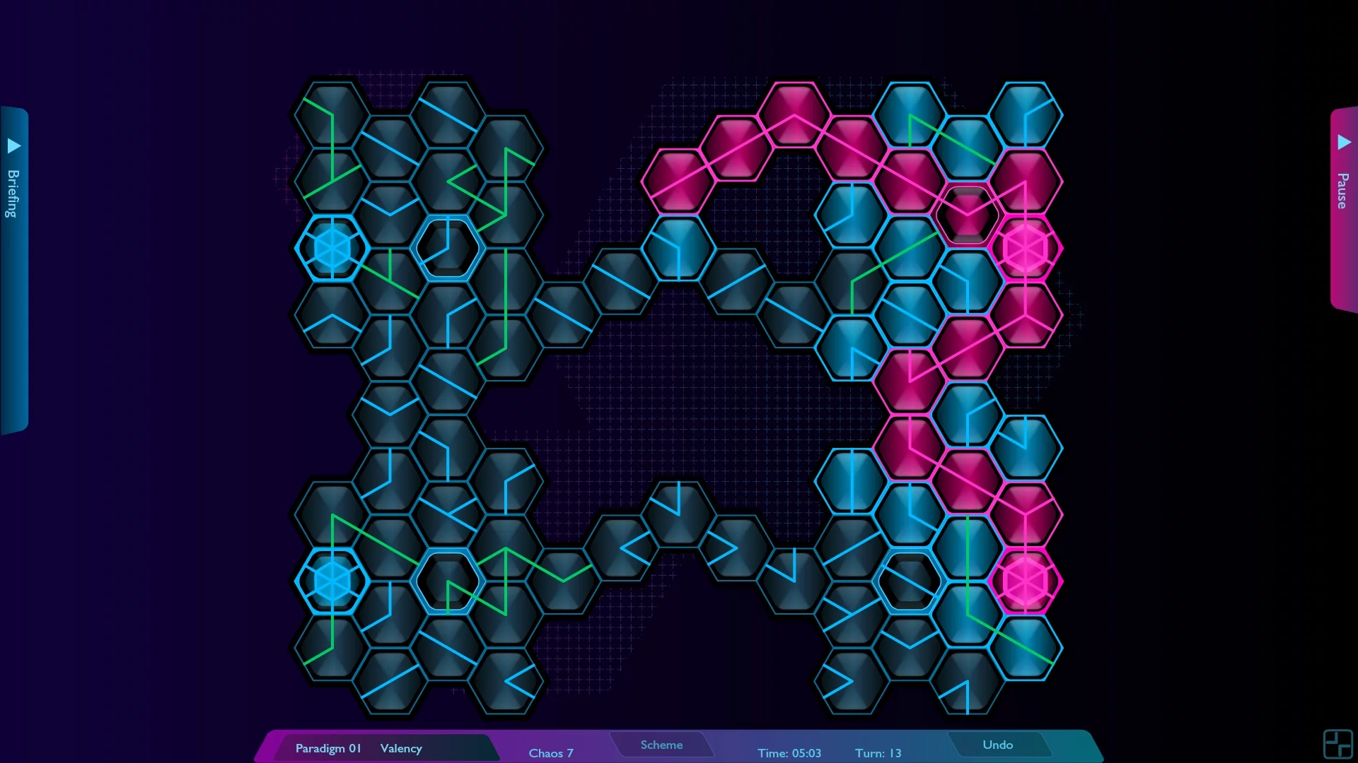 Изображение игры: Hexoscope