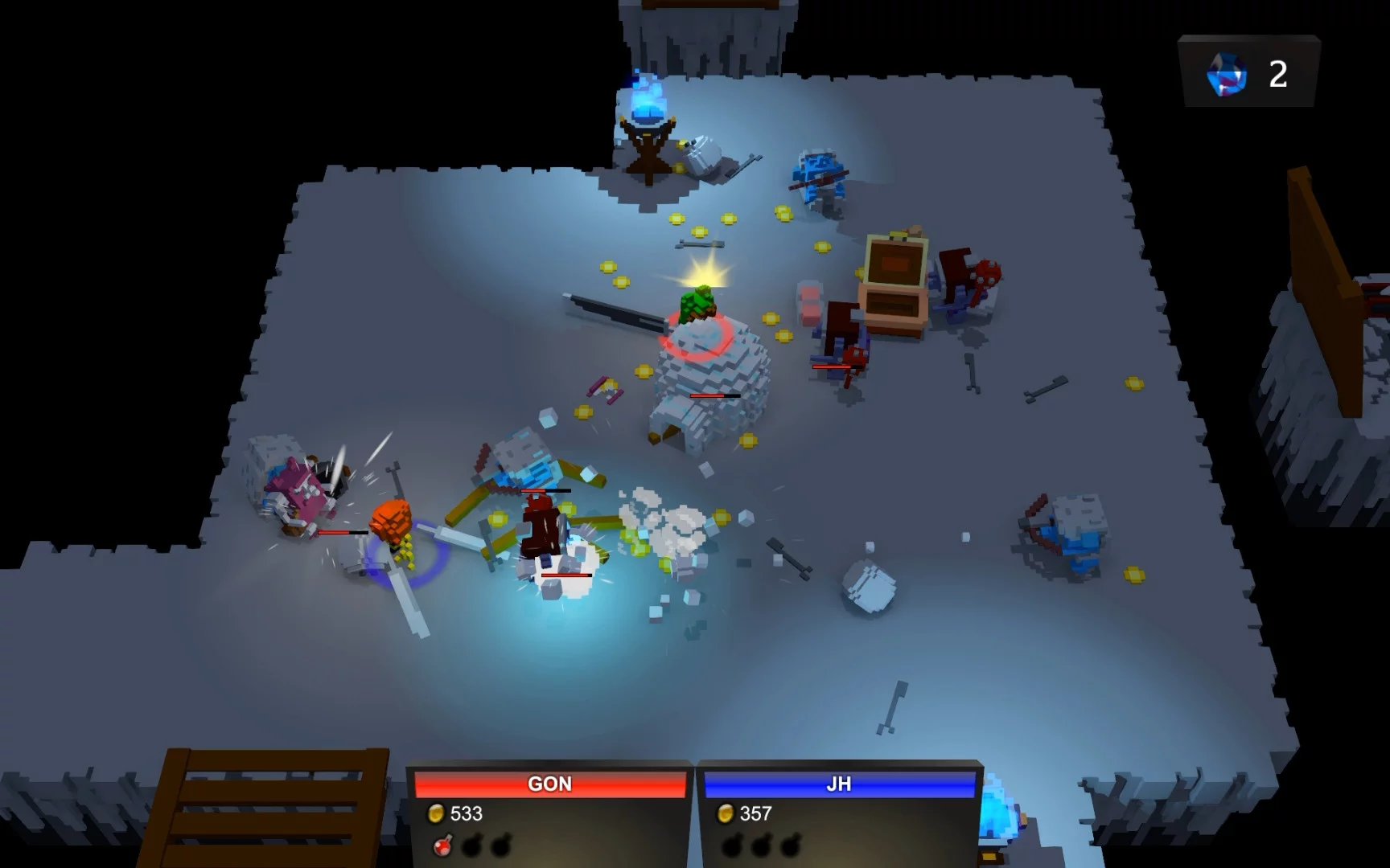 Изображение игры: Deep Dark Dungeon