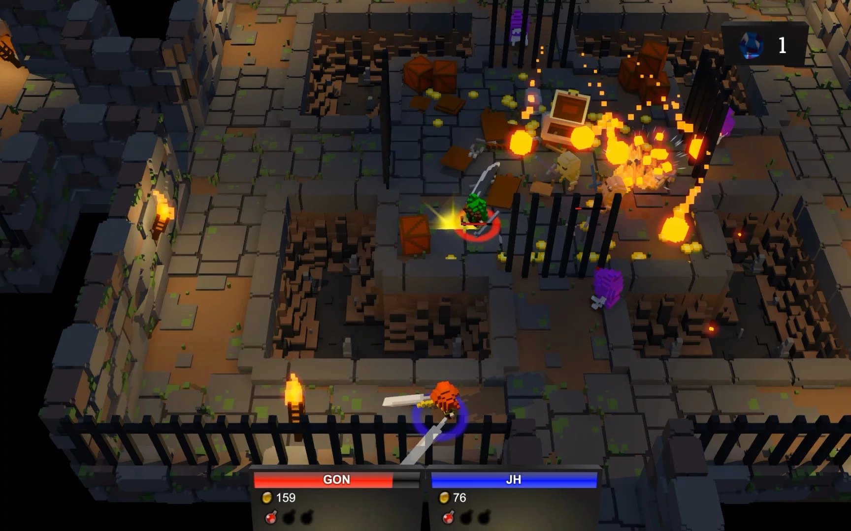 Изображение игры: Deep Dark Dungeon