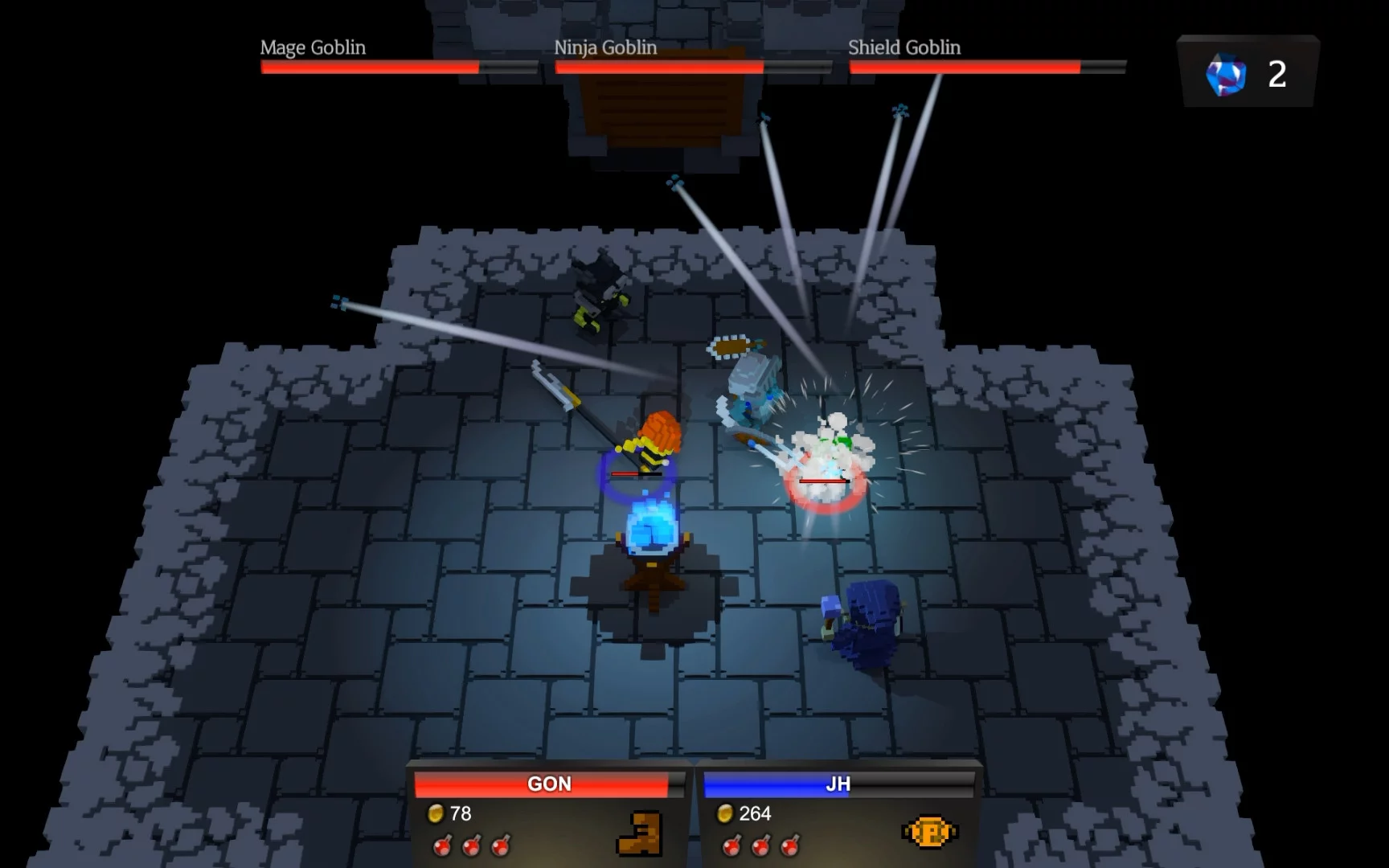 Изображение игры: Deep Dark Dungeon