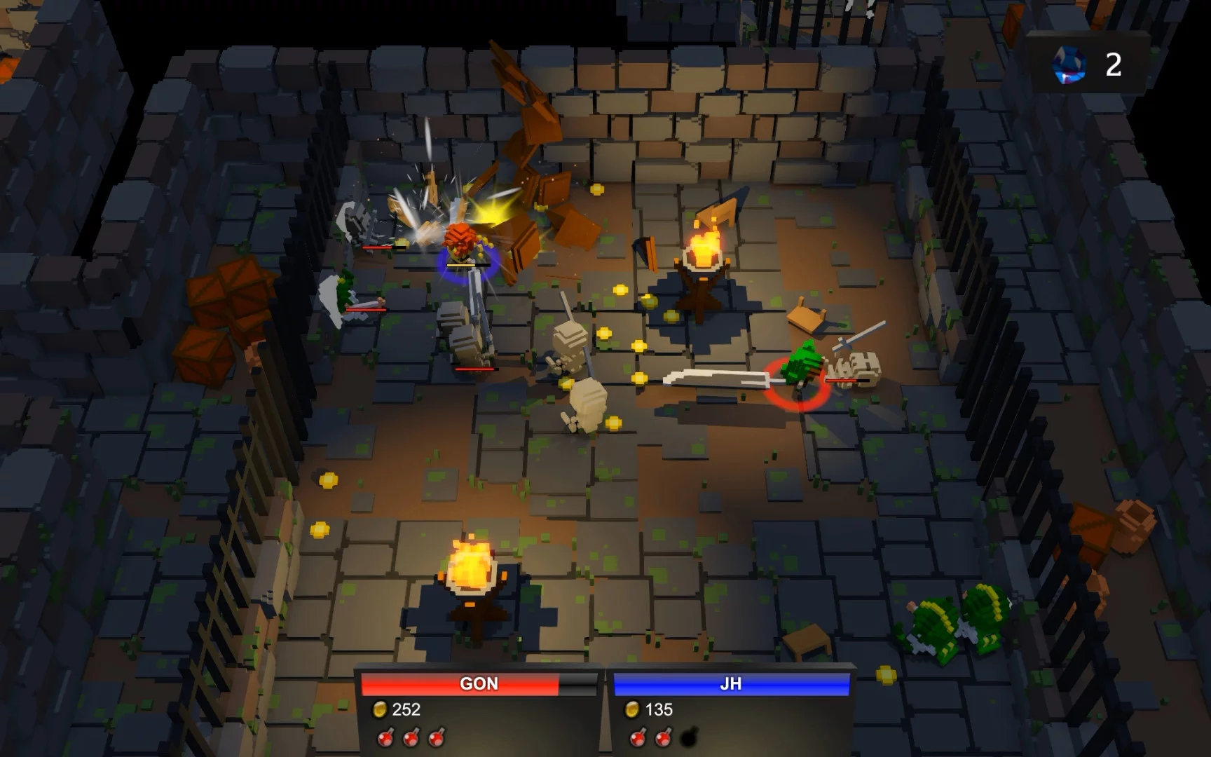Изображение игры: Deep Dark Dungeon