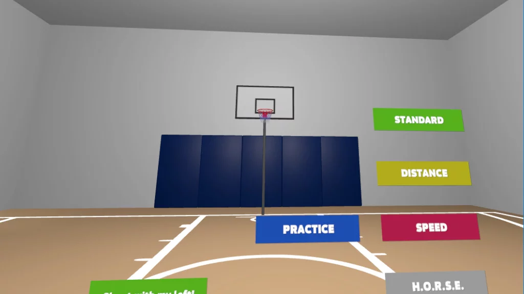 Изображение игры: Basketball Court VR