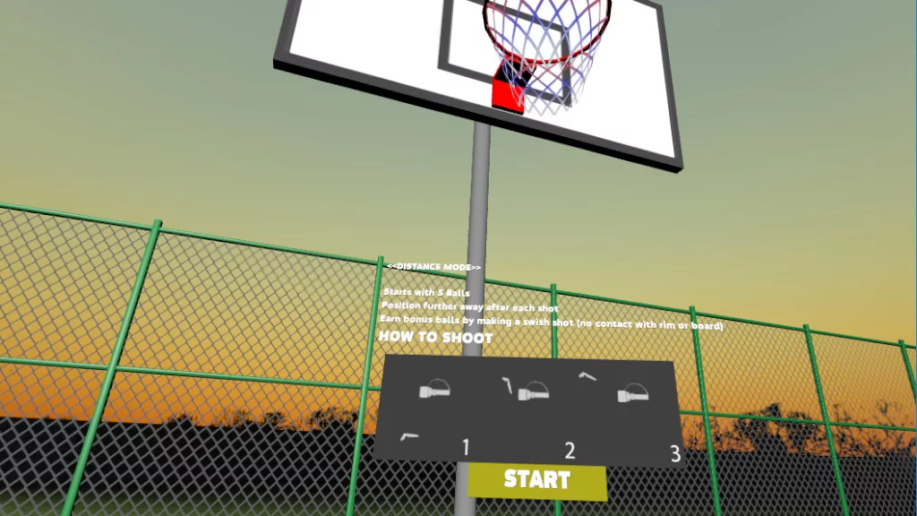 Изображение игры: Basketball Court VR