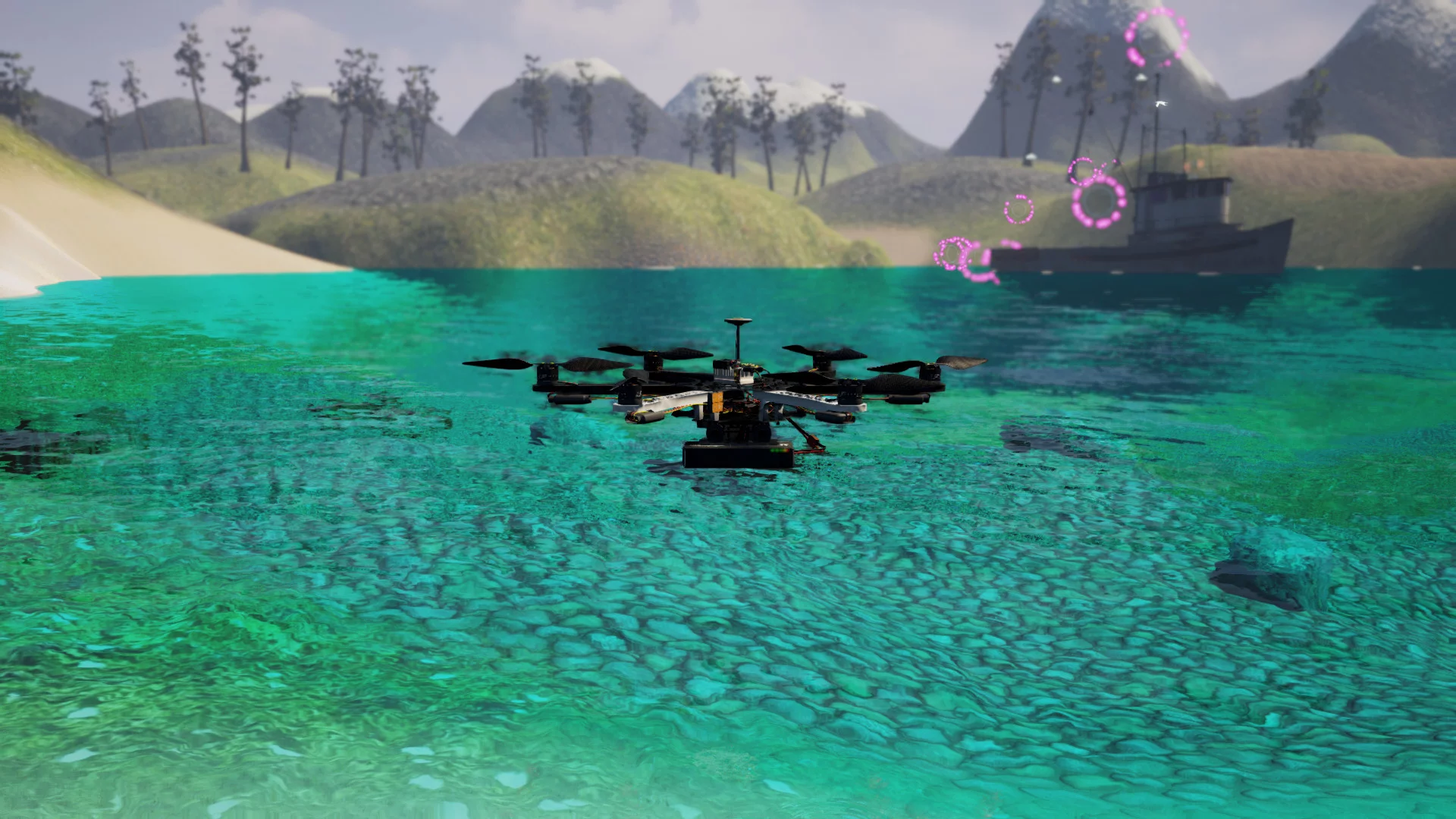 Изображение игры: Copter and Sky