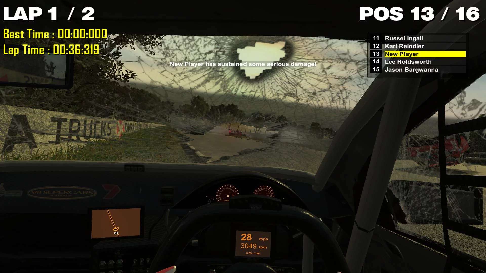 Изображение игры: GI Racing 2.0