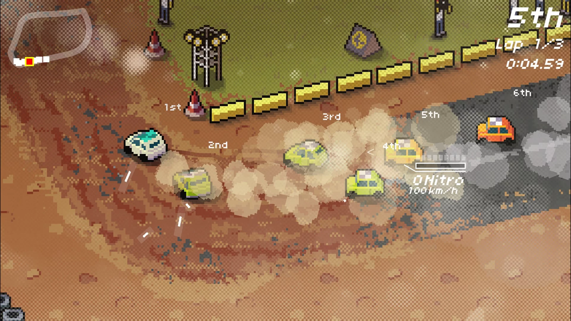 Изображение игры: Super Pixel Racers
