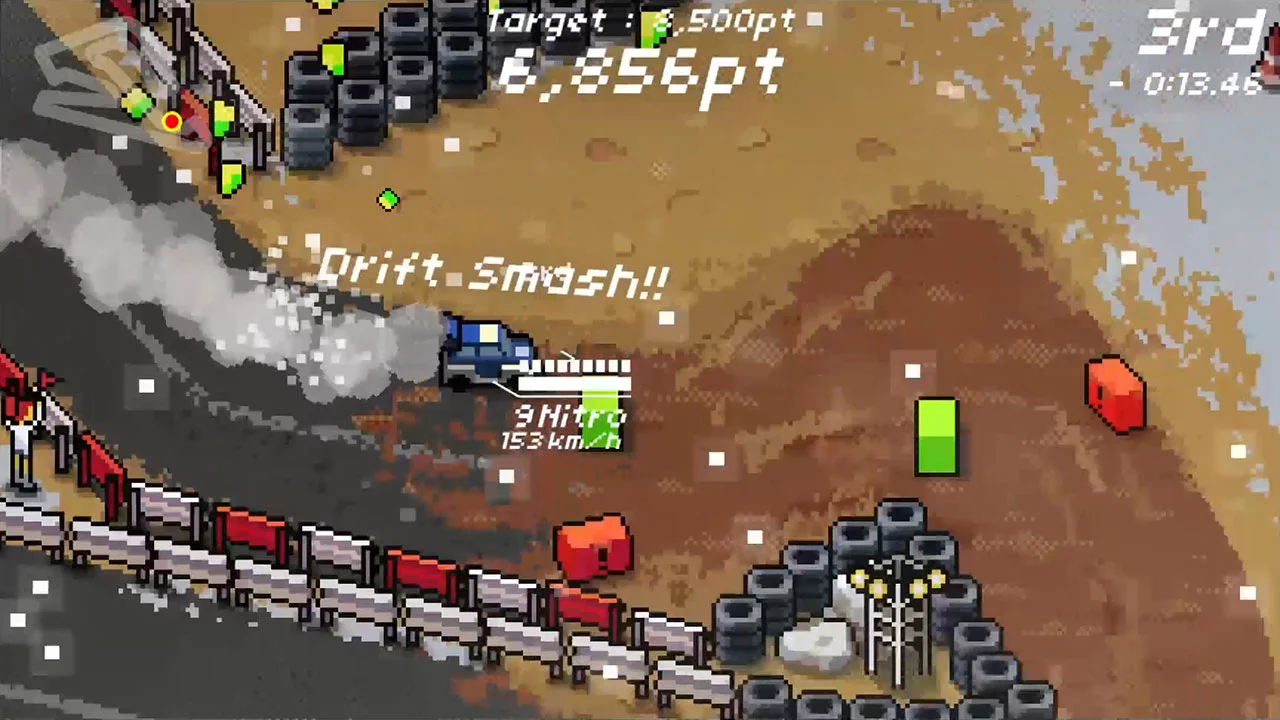 Изображение игры: Super Pixel Racers