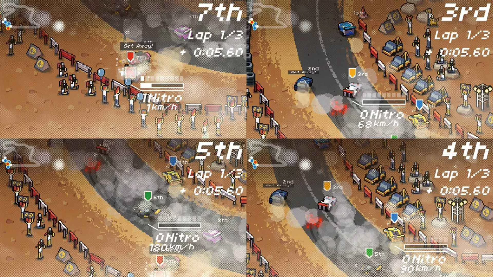 Изображение игры: Super Pixel Racers