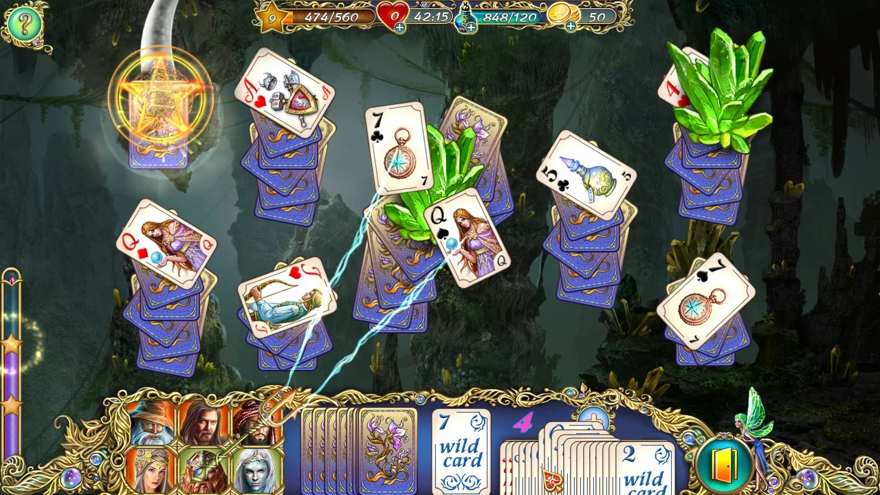 Изображение игры: Emerland Solitaire: Endless Journey