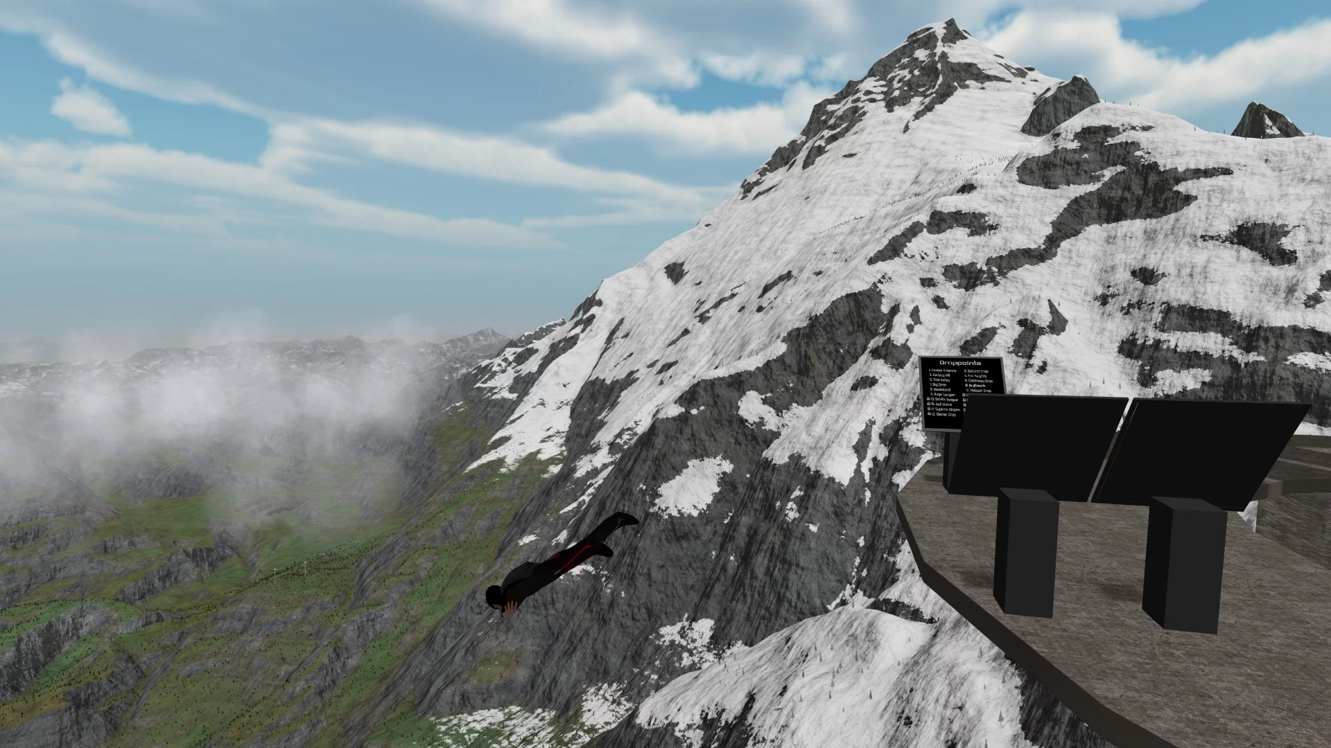 Изображение игры: Mount Wingsuit