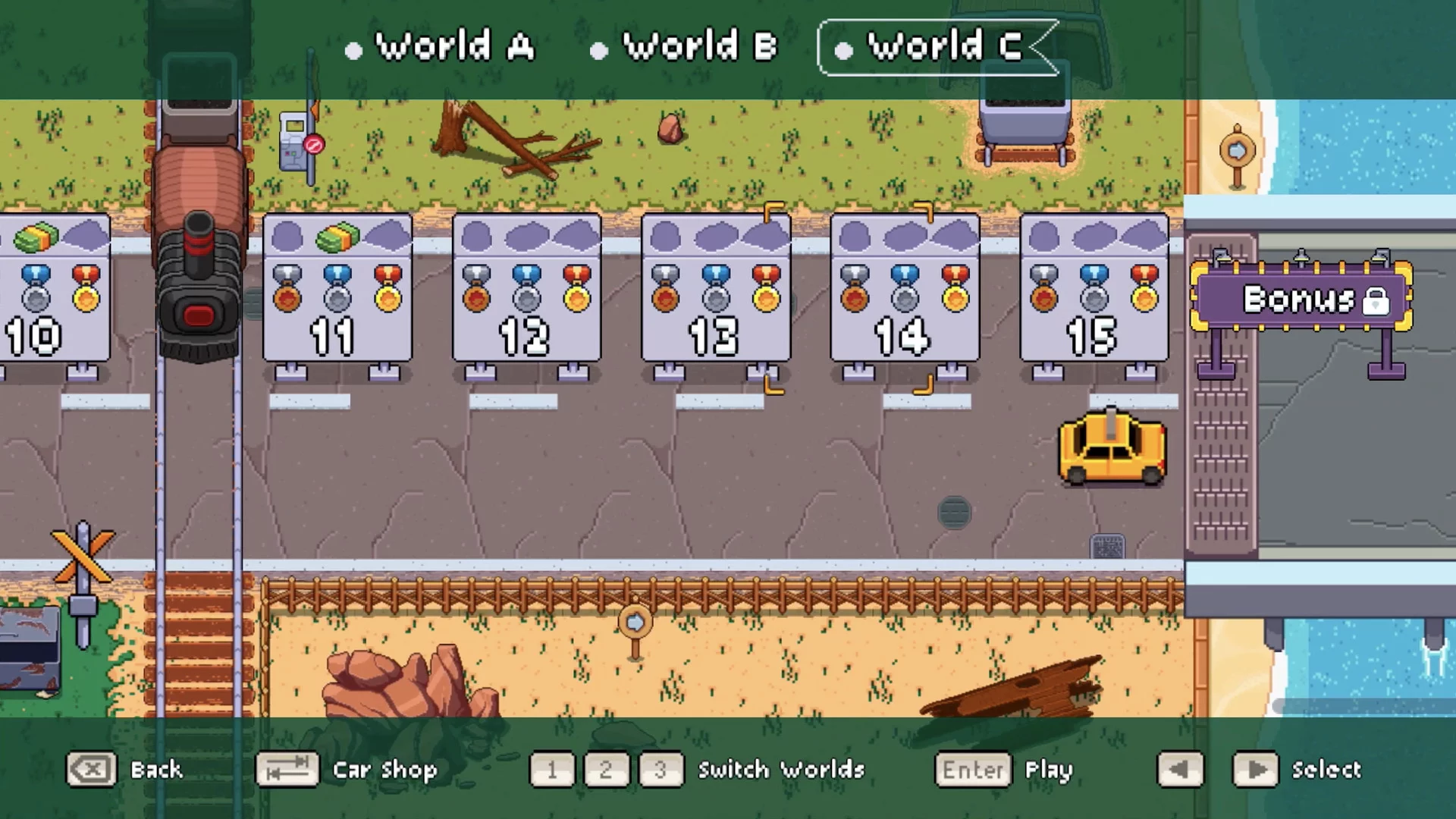 Изображение игры: DCR: Drive.Crash.Repeat