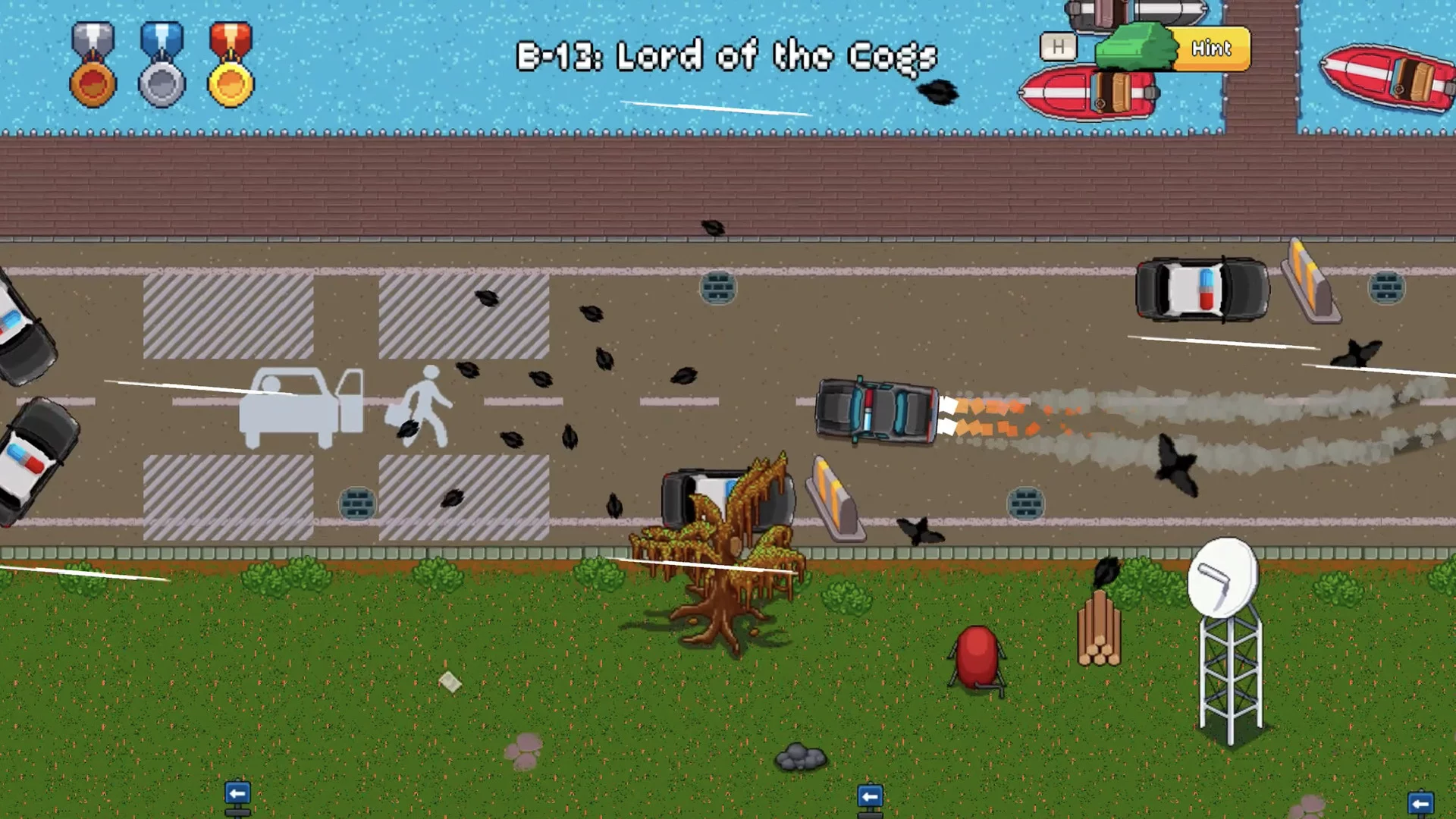 Изображение игры: DCR: Drive.Crash.Repeat