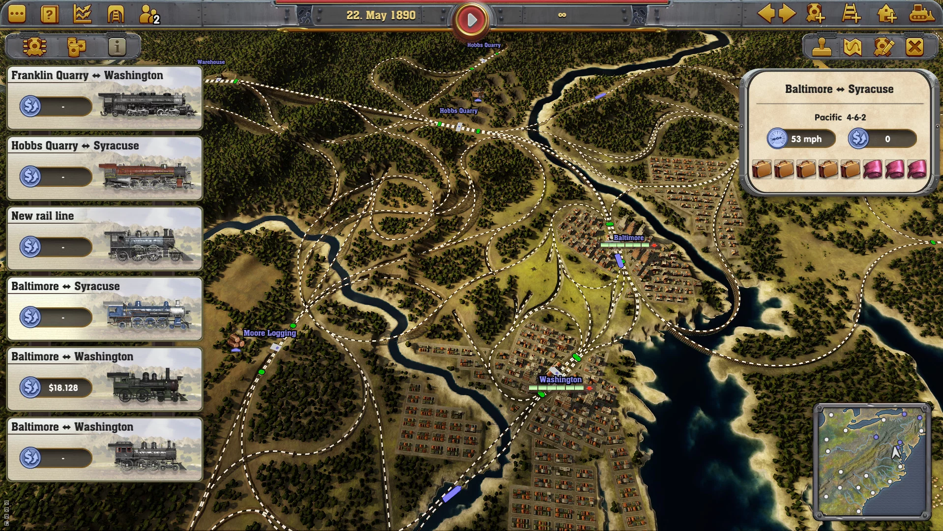 Изображение игры: Railway Empire