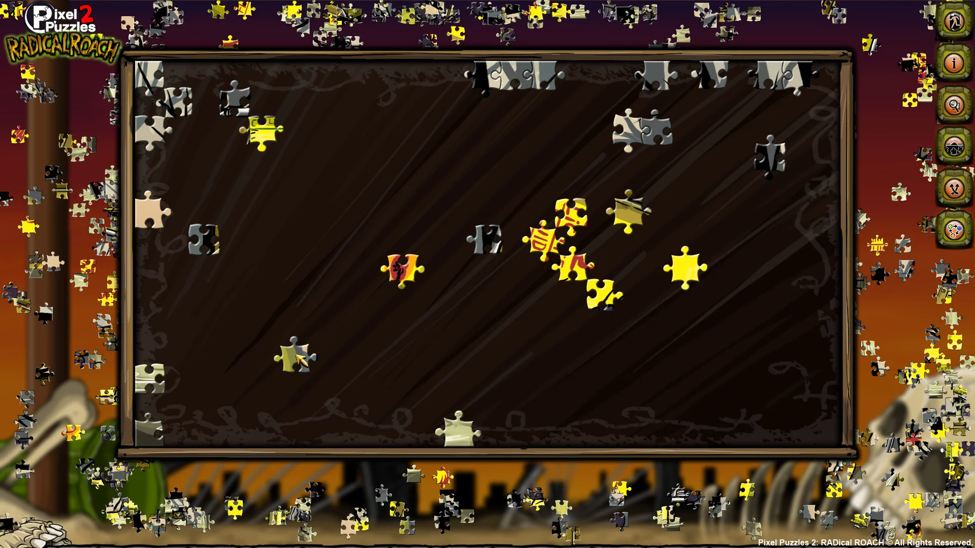 Изображение игры: Pixel Puzzles 2: RADical ROACH
