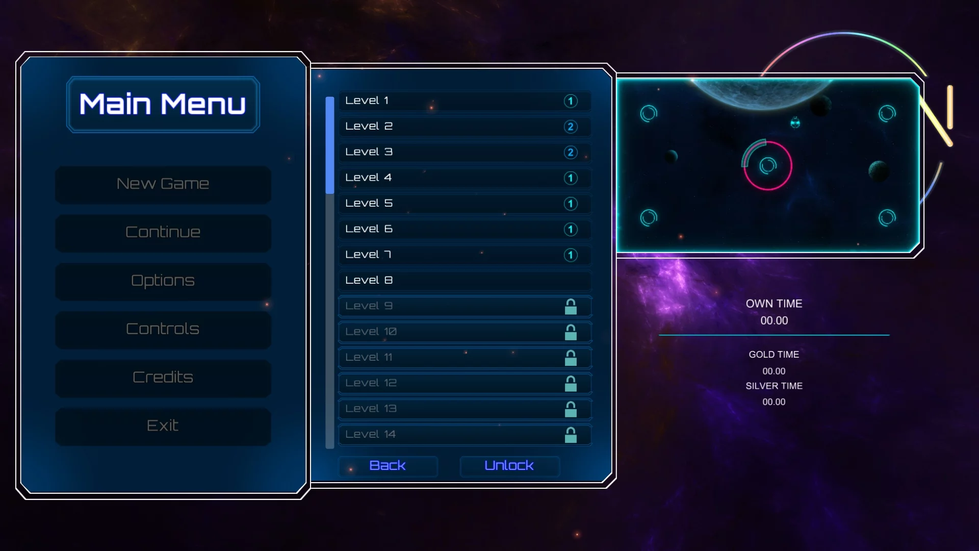 Изображение игры: Neon Space 2