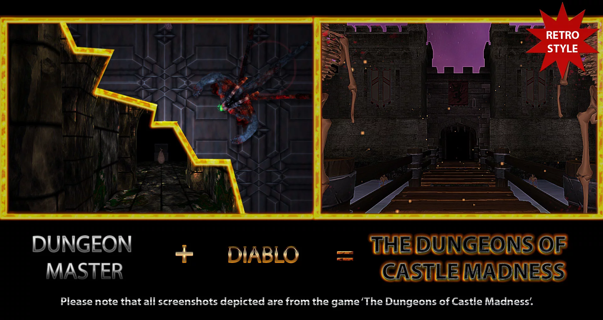 Изображение игры: The Dungeons of Castle Madness