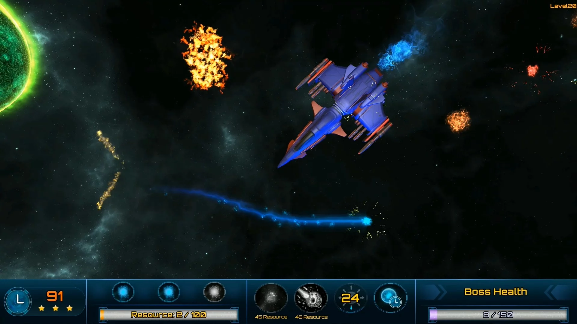Изображение игры: Fly and Destroy