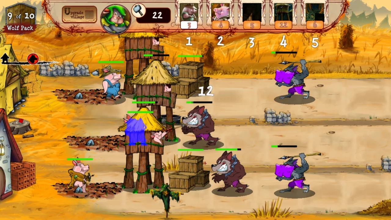 Изображение игры: Bacon Tales - Between Pigs and Wolves