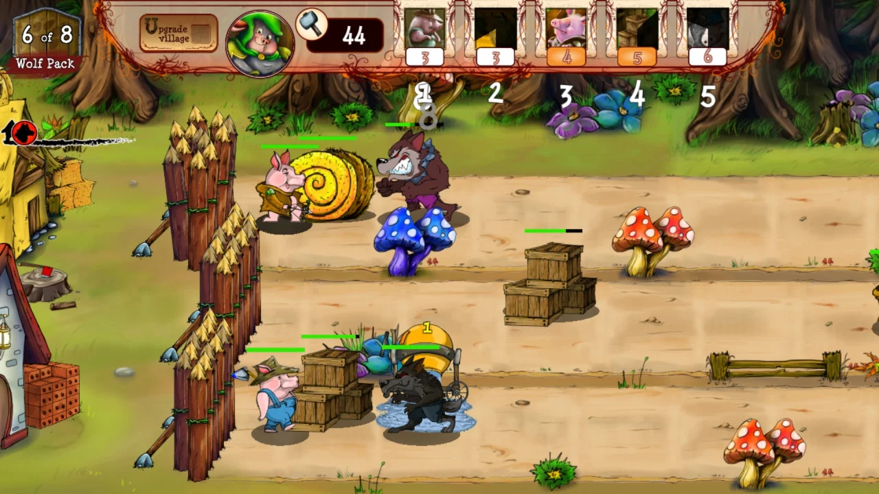 Изображение игры: Bacon Tales - Between Pigs and Wolves