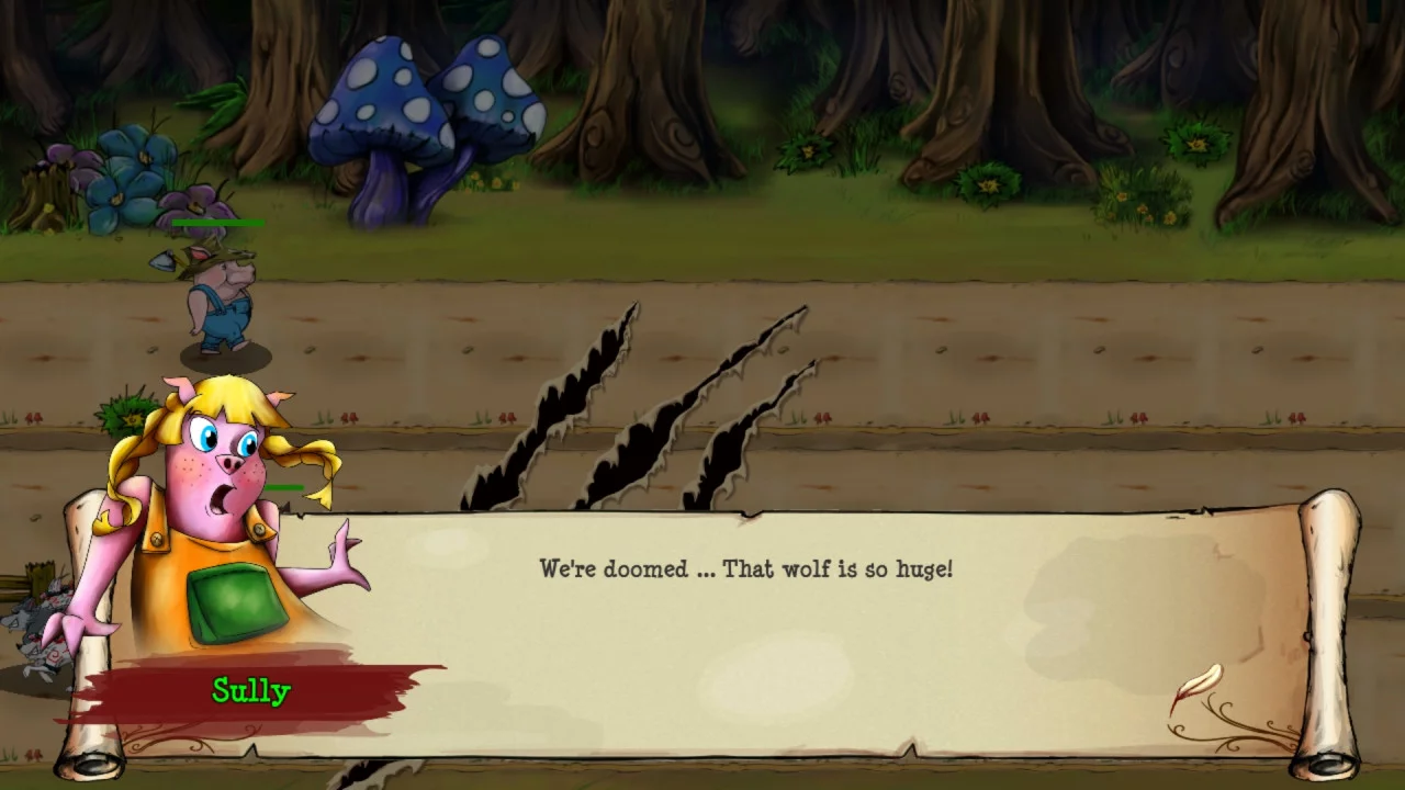 Изображение игры: Bacon Tales - Between Pigs and Wolves