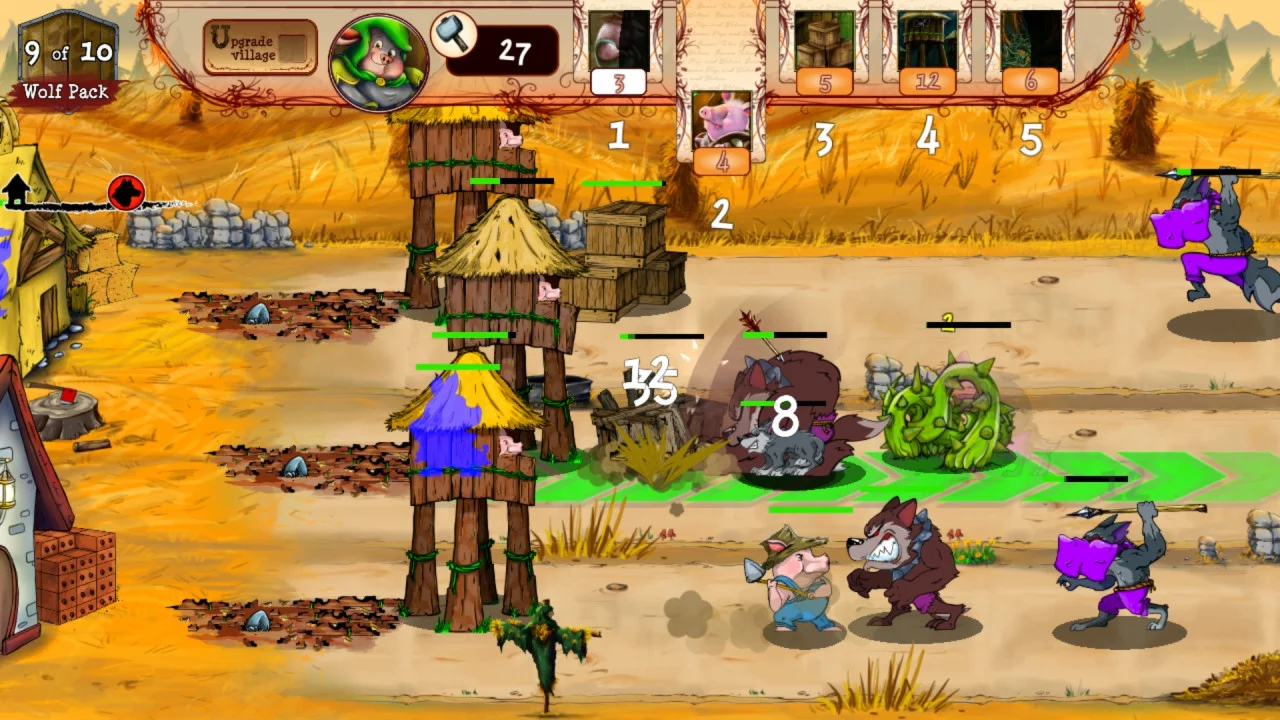 Изображение игры: Bacon Tales - Between Pigs and Wolves