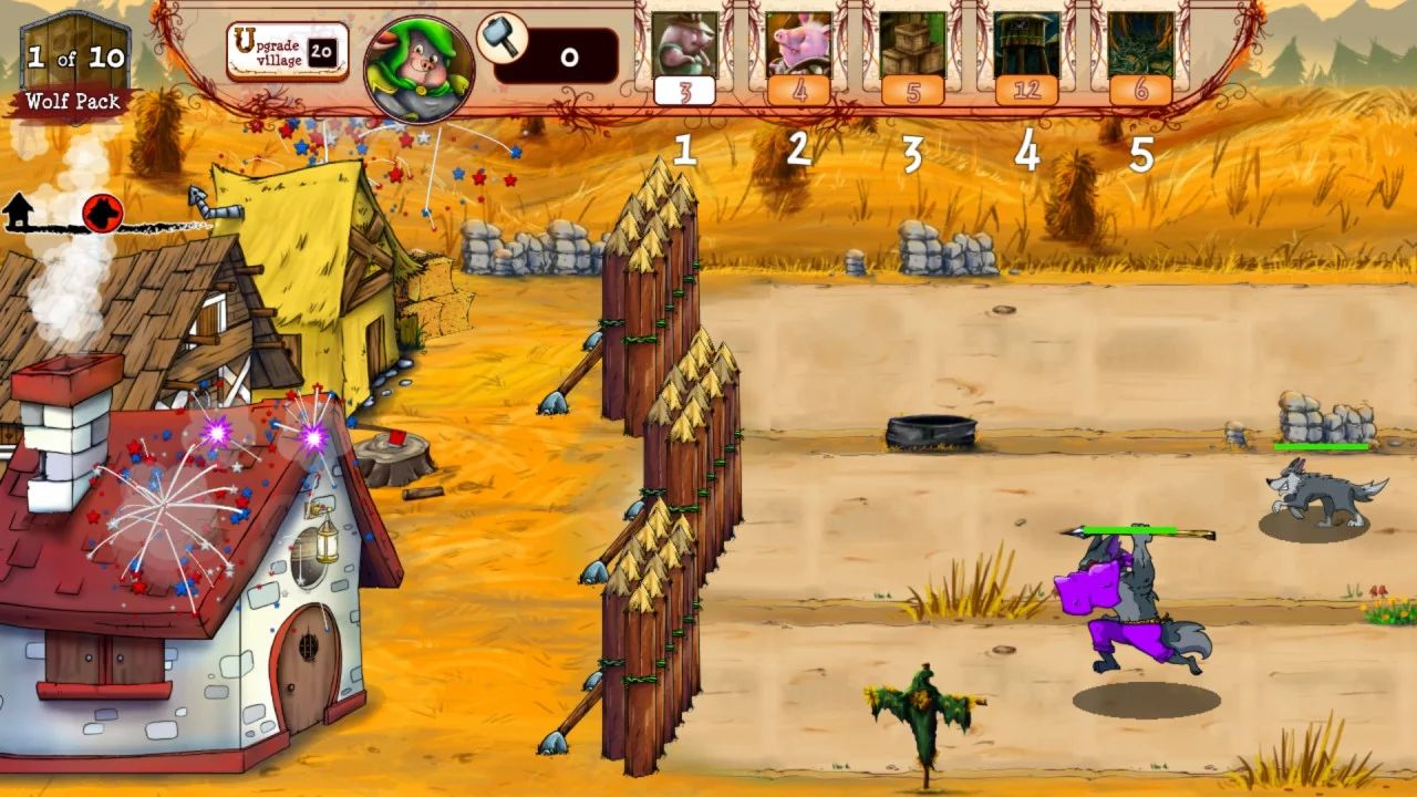 Изображение игры: Bacon Tales - Between Pigs and Wolves