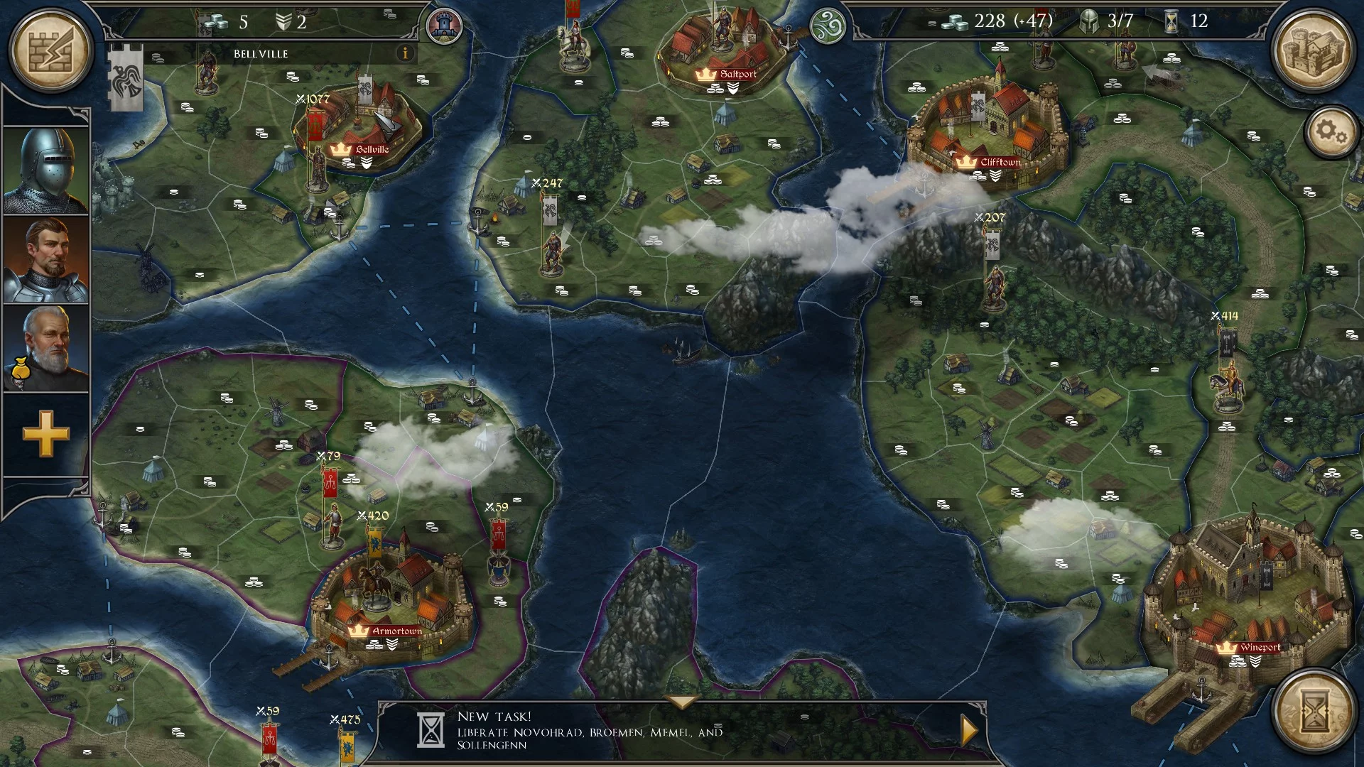 Изображение игры: Strategy & Tactics: Dark Ages