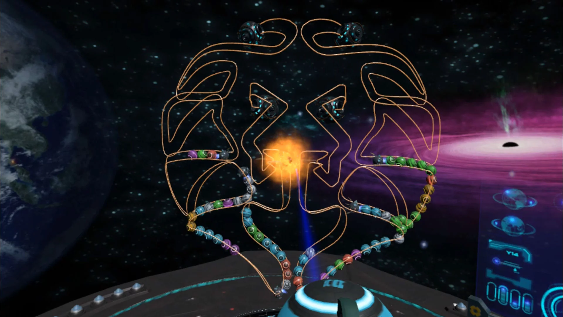 Изображение игры: Cosmos Crash VR