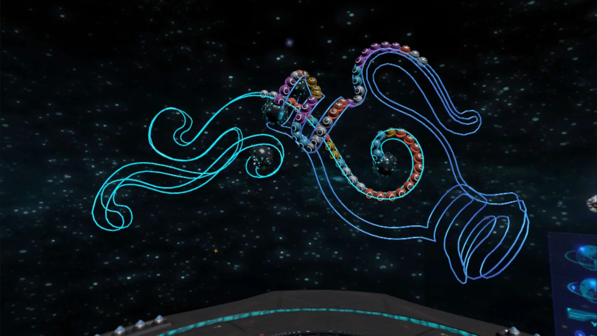 Изображение игры: Cosmos Crash VR