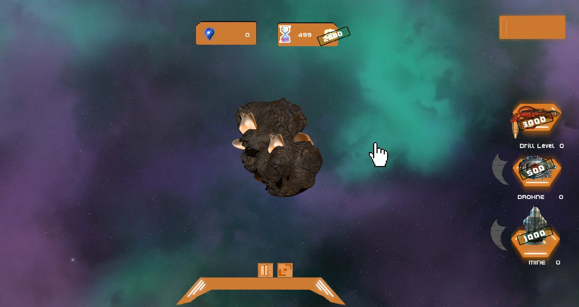 Изображение игры: Click Space Miner