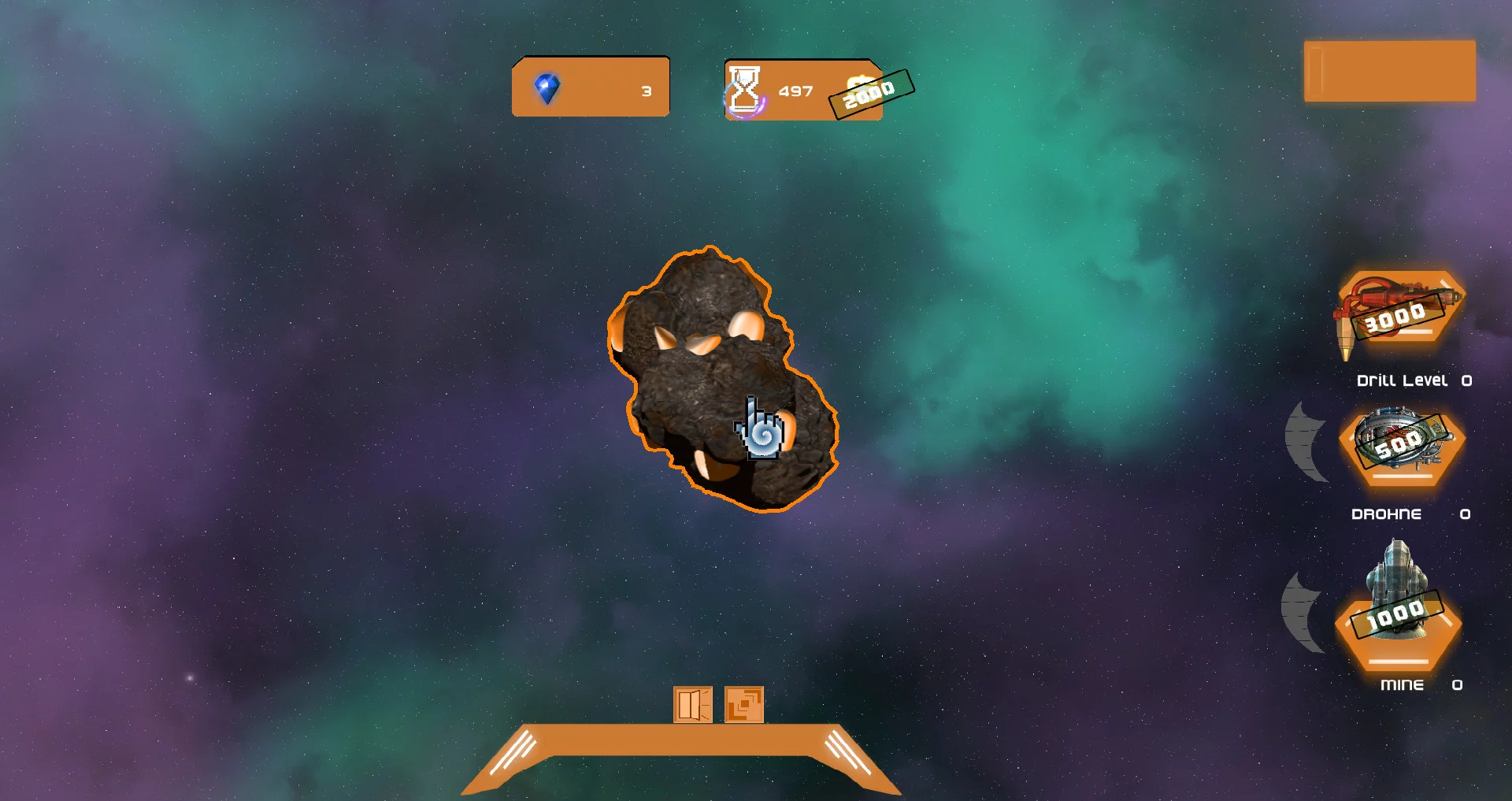 Изображение игры: Click Space Miner