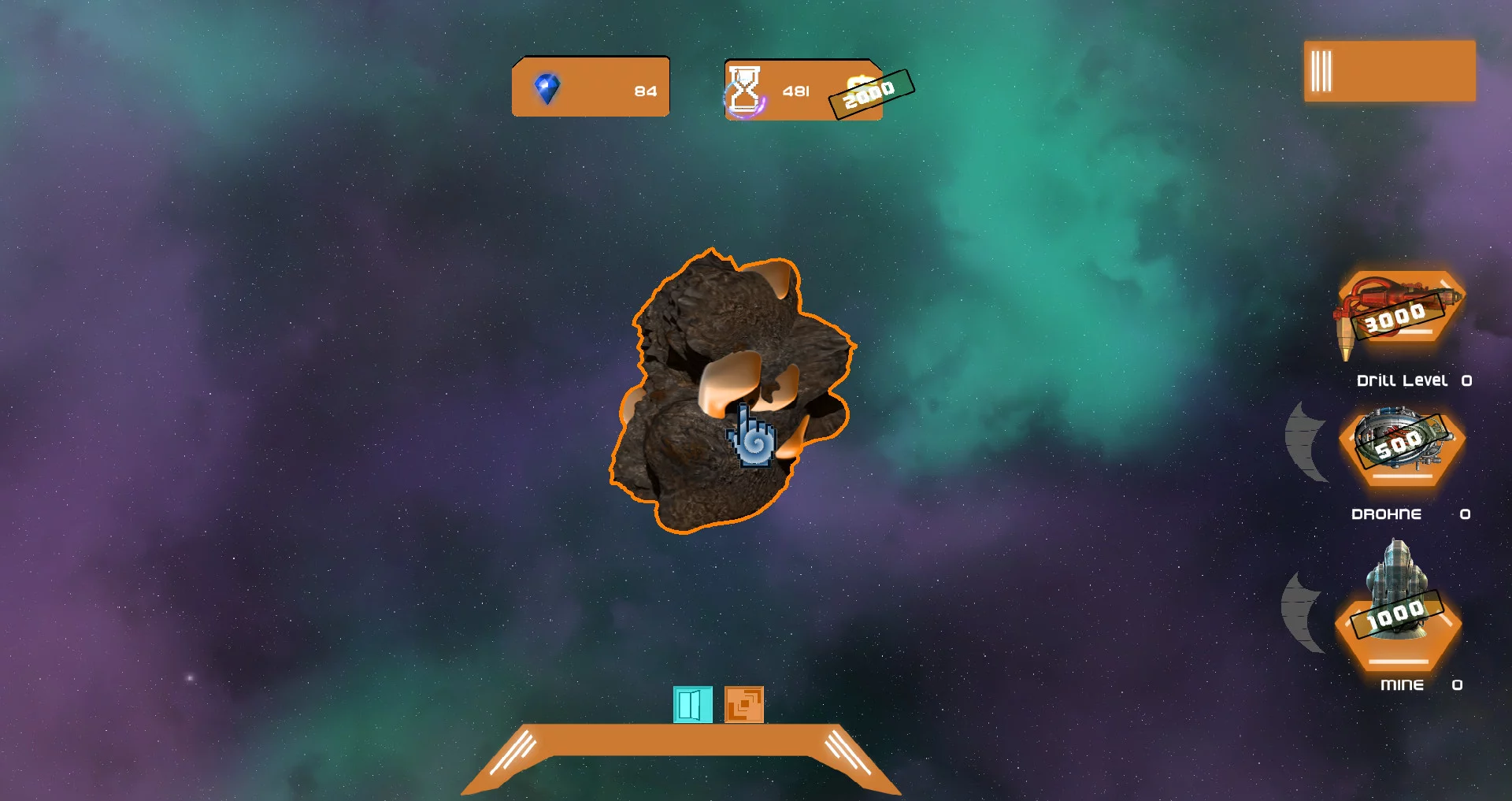 Изображение игры: Click Space Miner