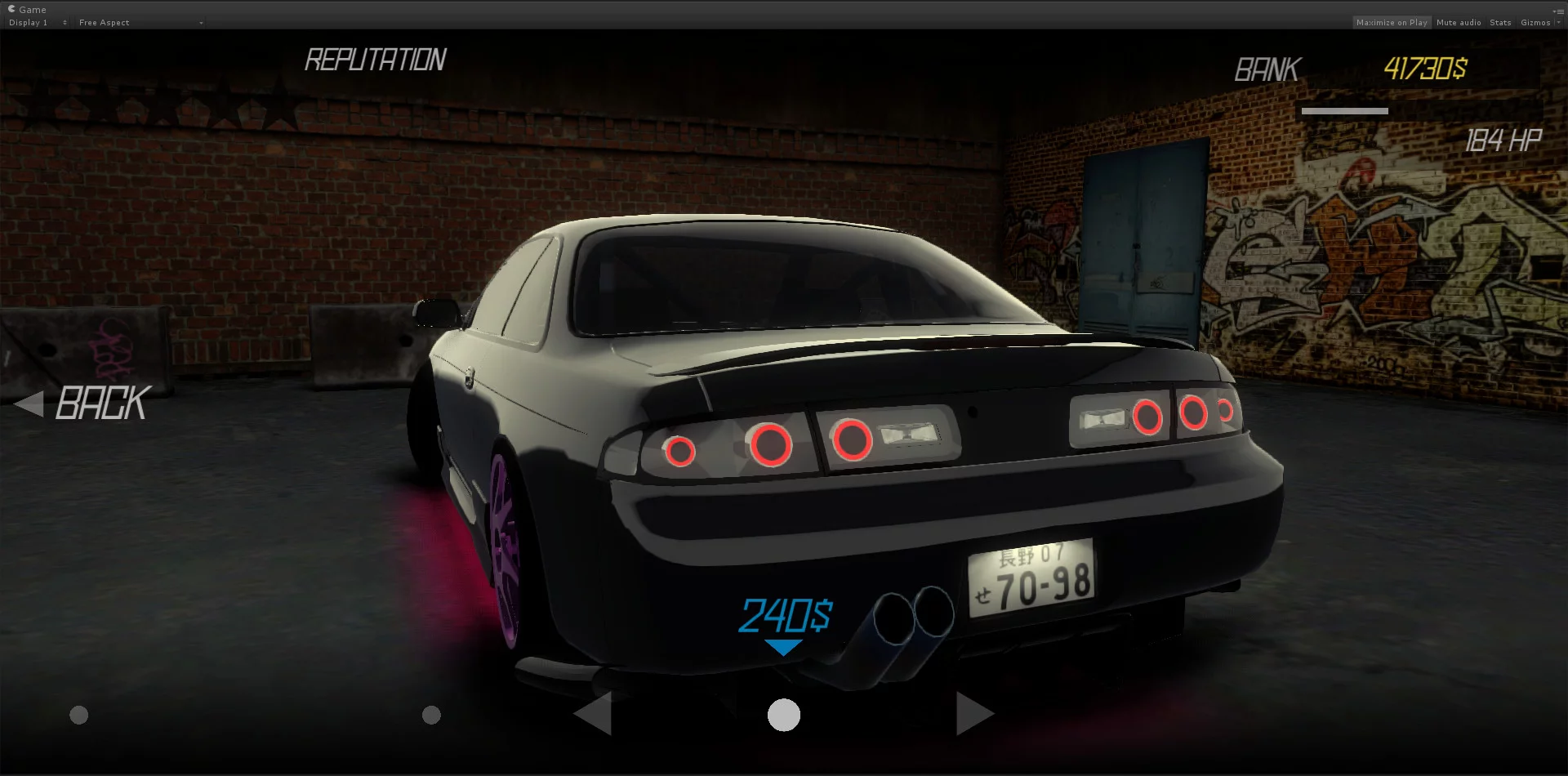 Изображение игры: J.U.R : Japan Underground Racing