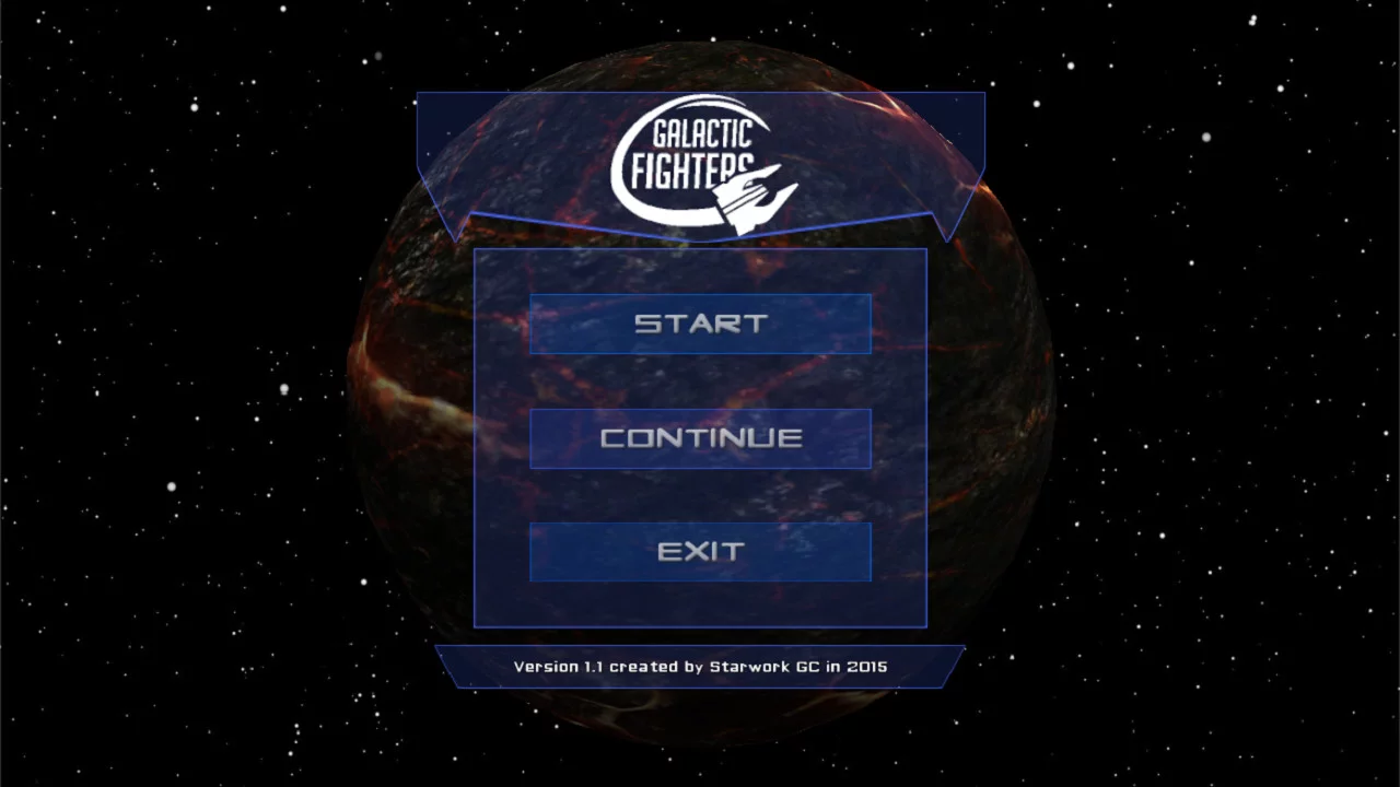 Изображение игры: Galactic Fighters