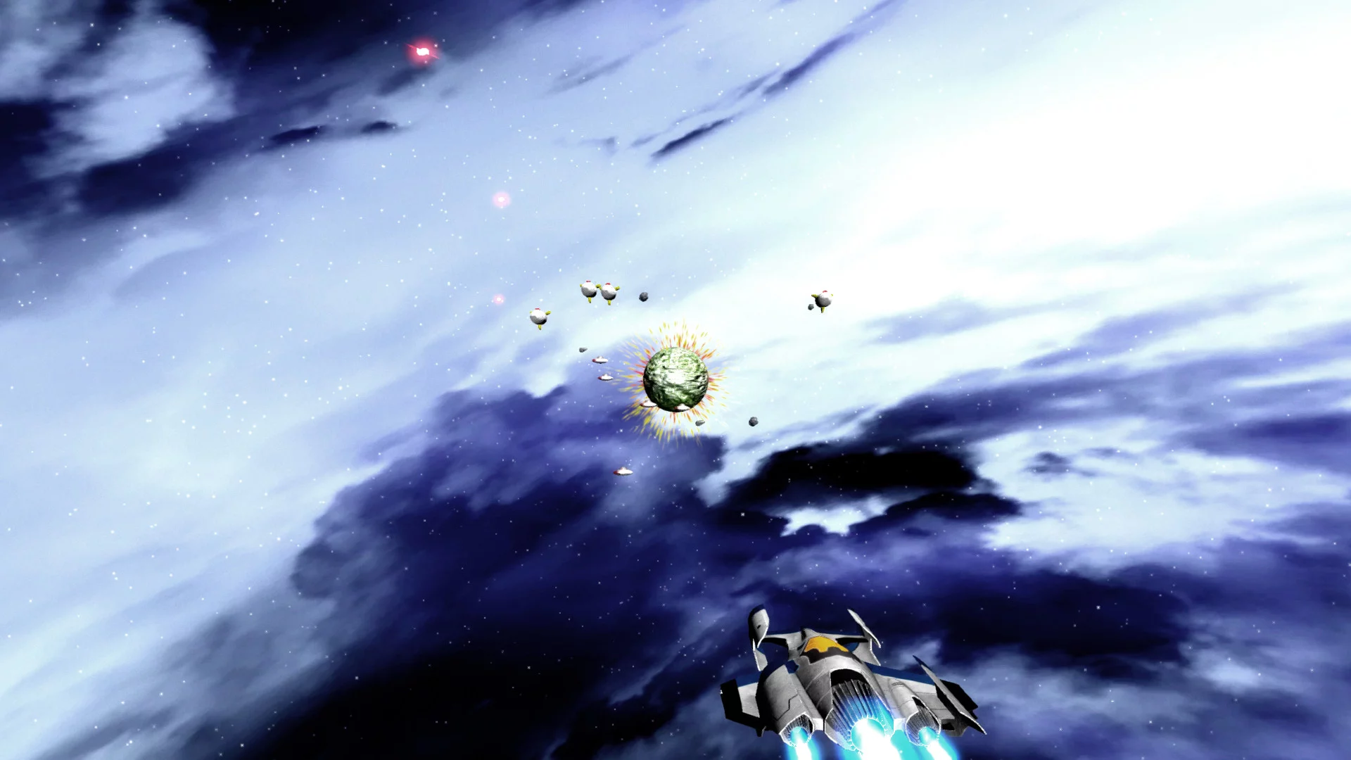 Изображение игры: Galactic Fighters