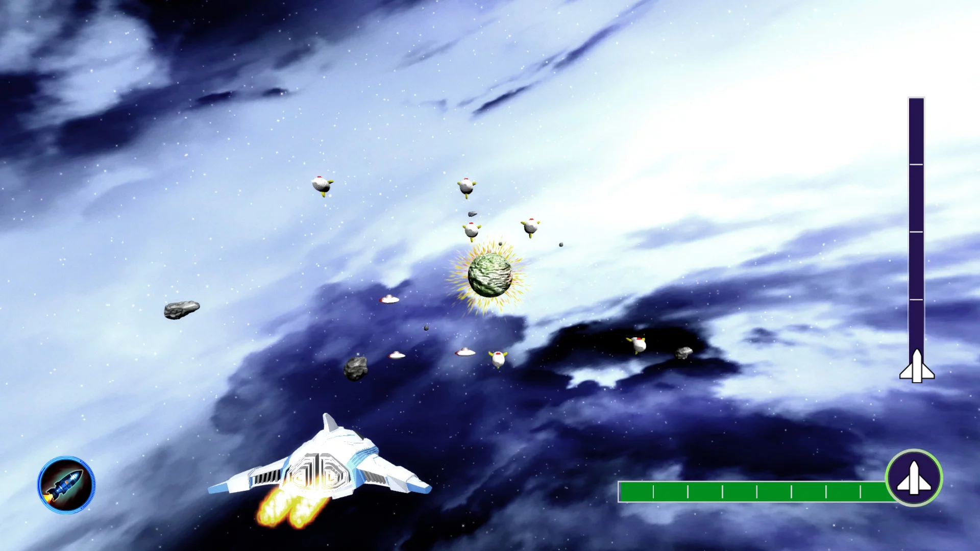 Изображение игры: Galactic Fighters