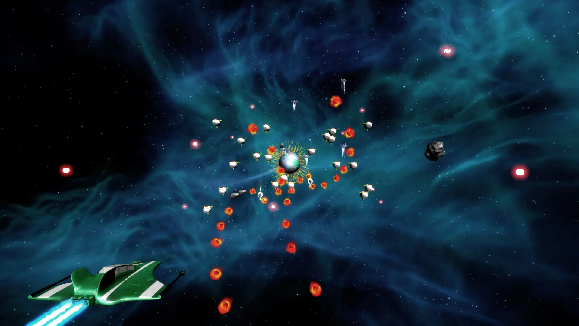 Изображение игры: Galactic Fighters
