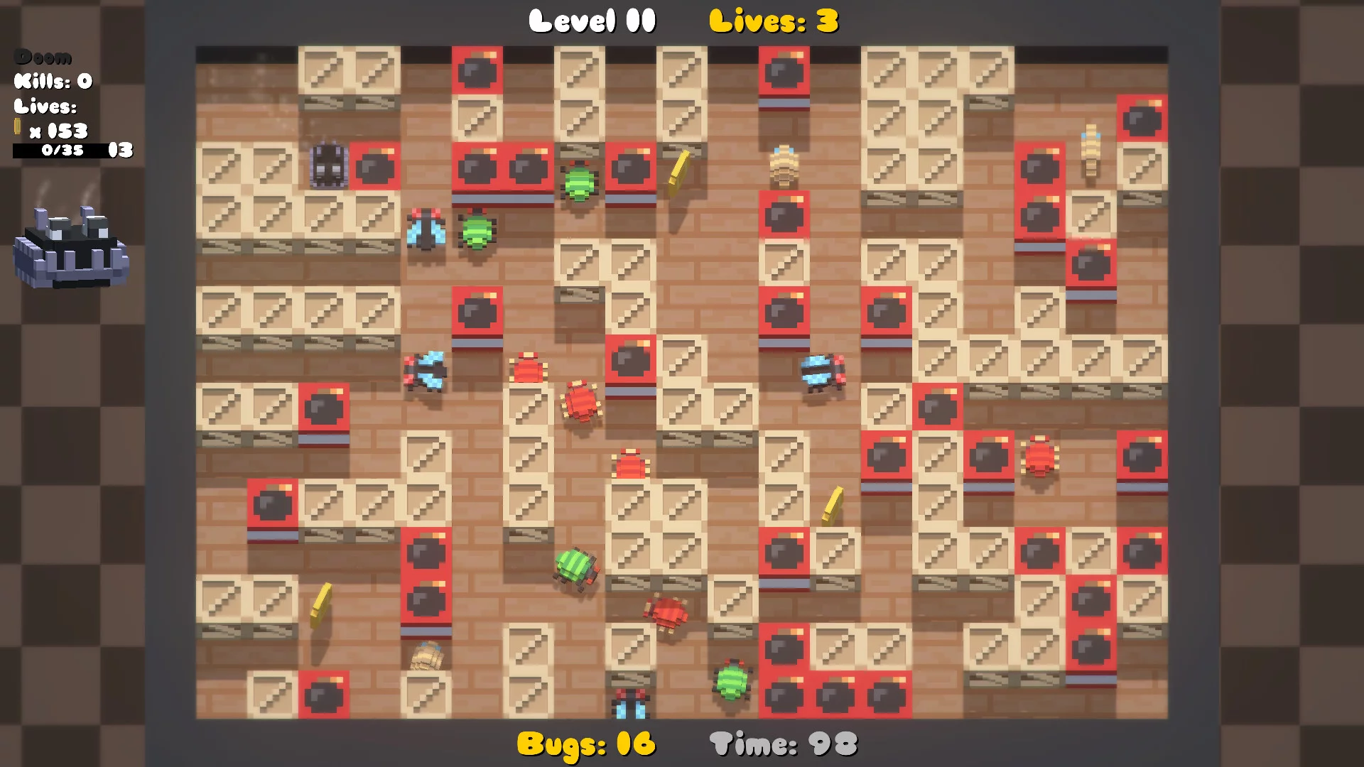 Изображение игры: Oh No! Bugs!