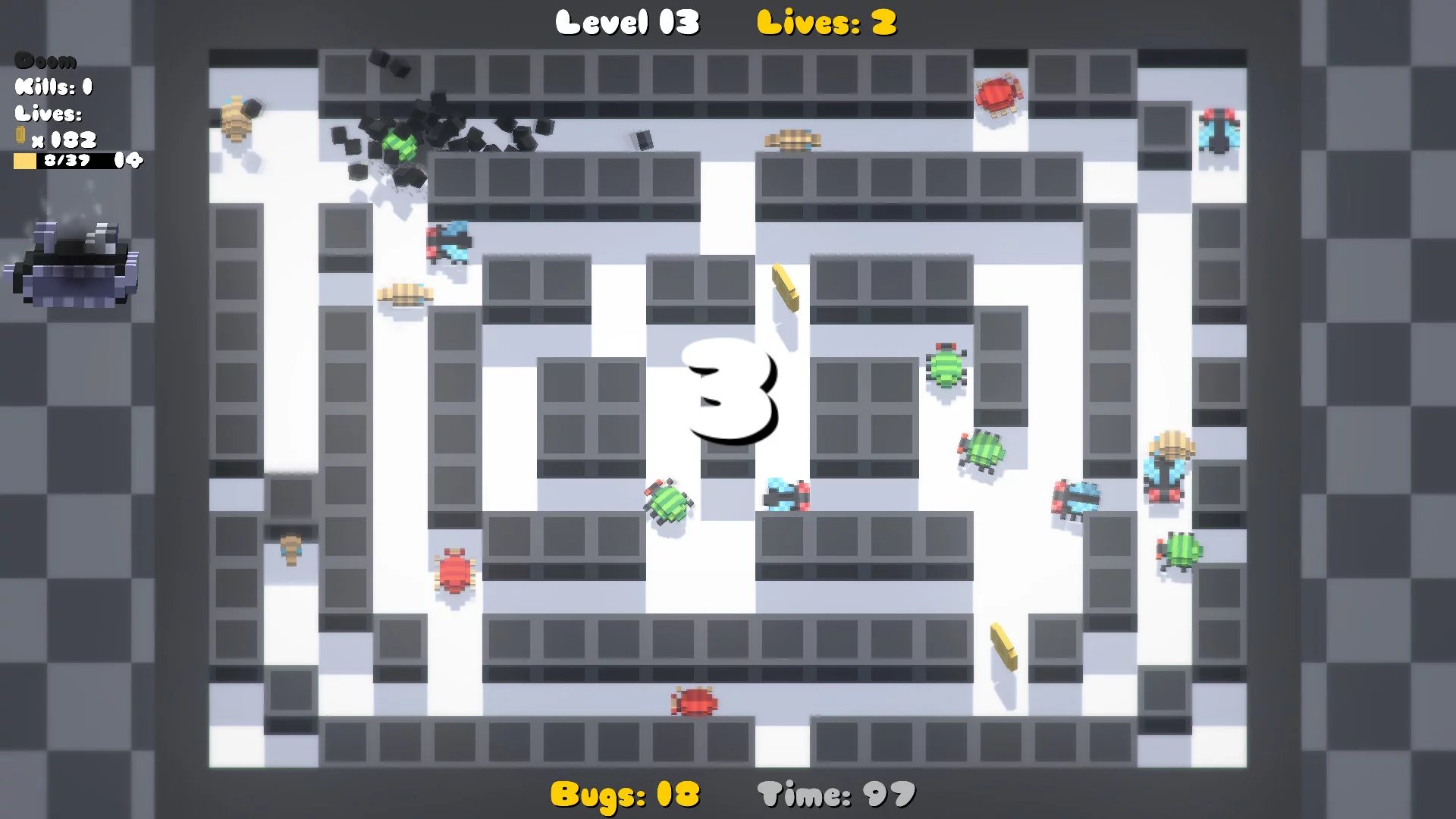 Изображение игры: Oh No! Bugs!