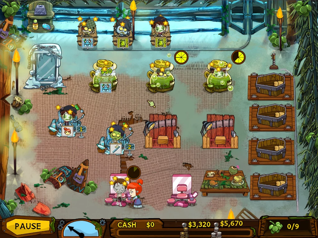 Изображение игры: Grave Mania: Pandemic Pandemonium