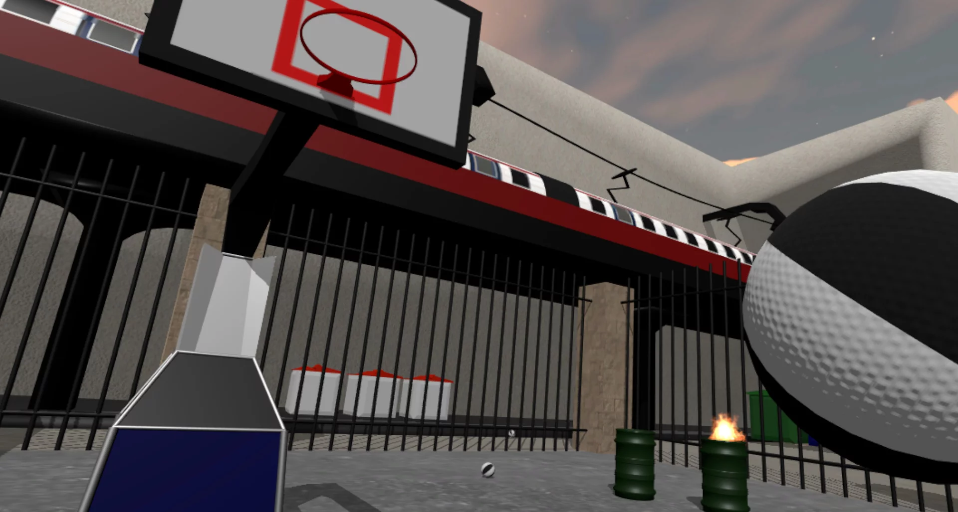 Изображение игры: Oniris Basket VR
