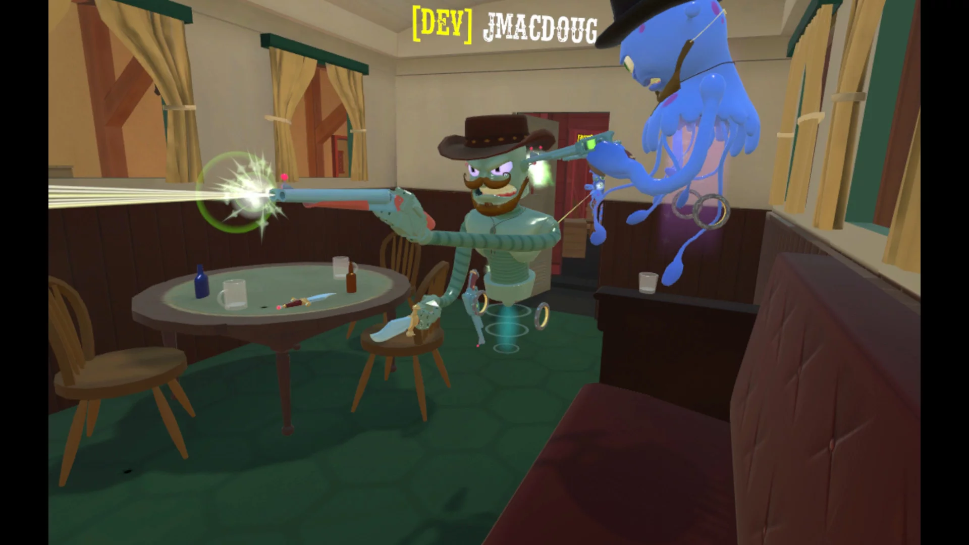 Изображение игры: Cowbots and Aliens
