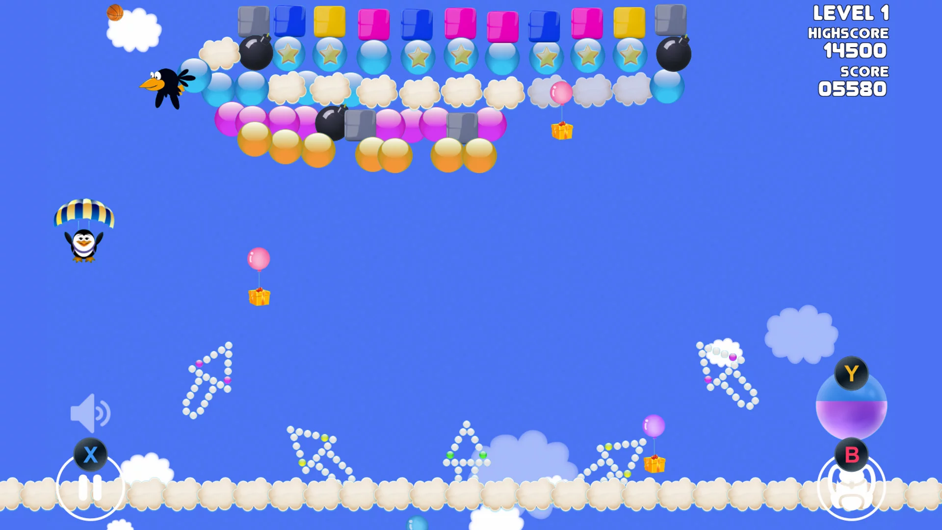 Изображение игры: Flying Pengy