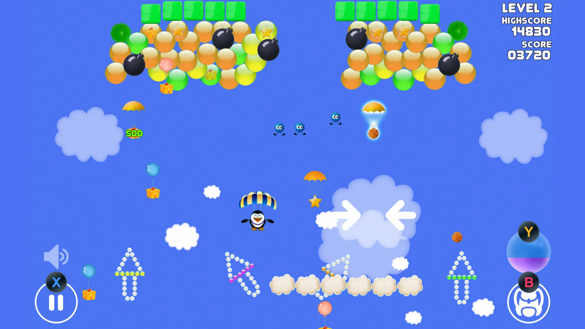 Изображение игры: Flying Pengy