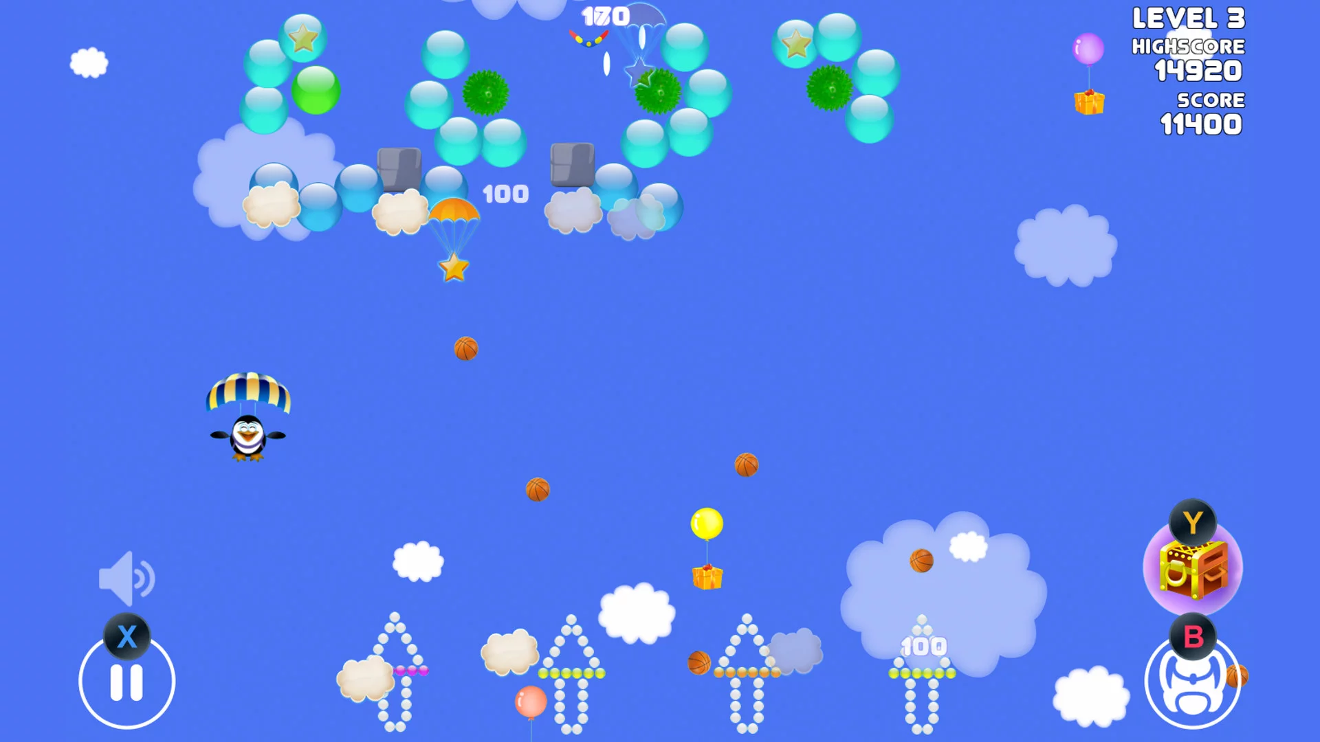 Изображение игры: Flying Pengy