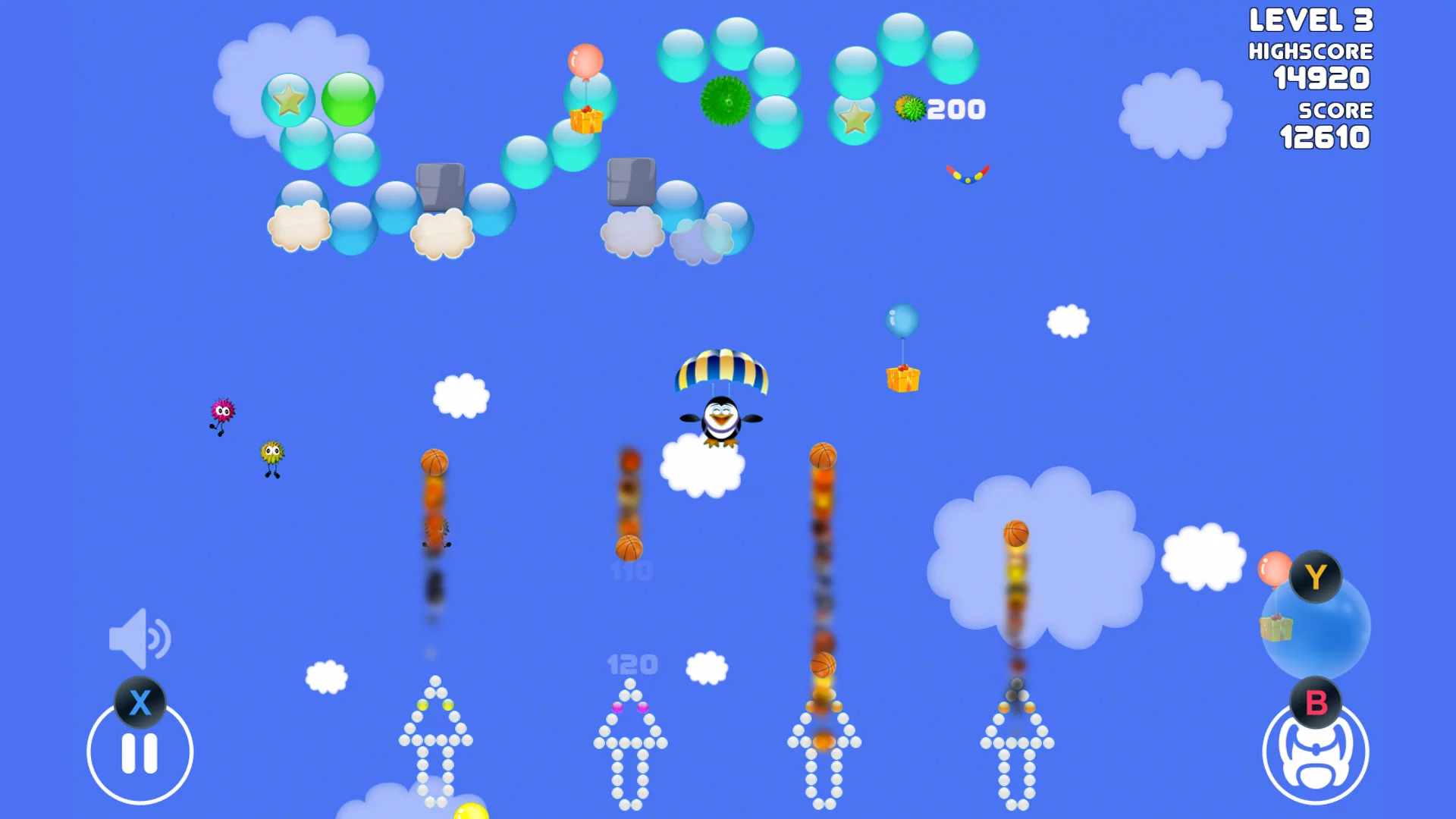 Изображение игры: Flying Pengy